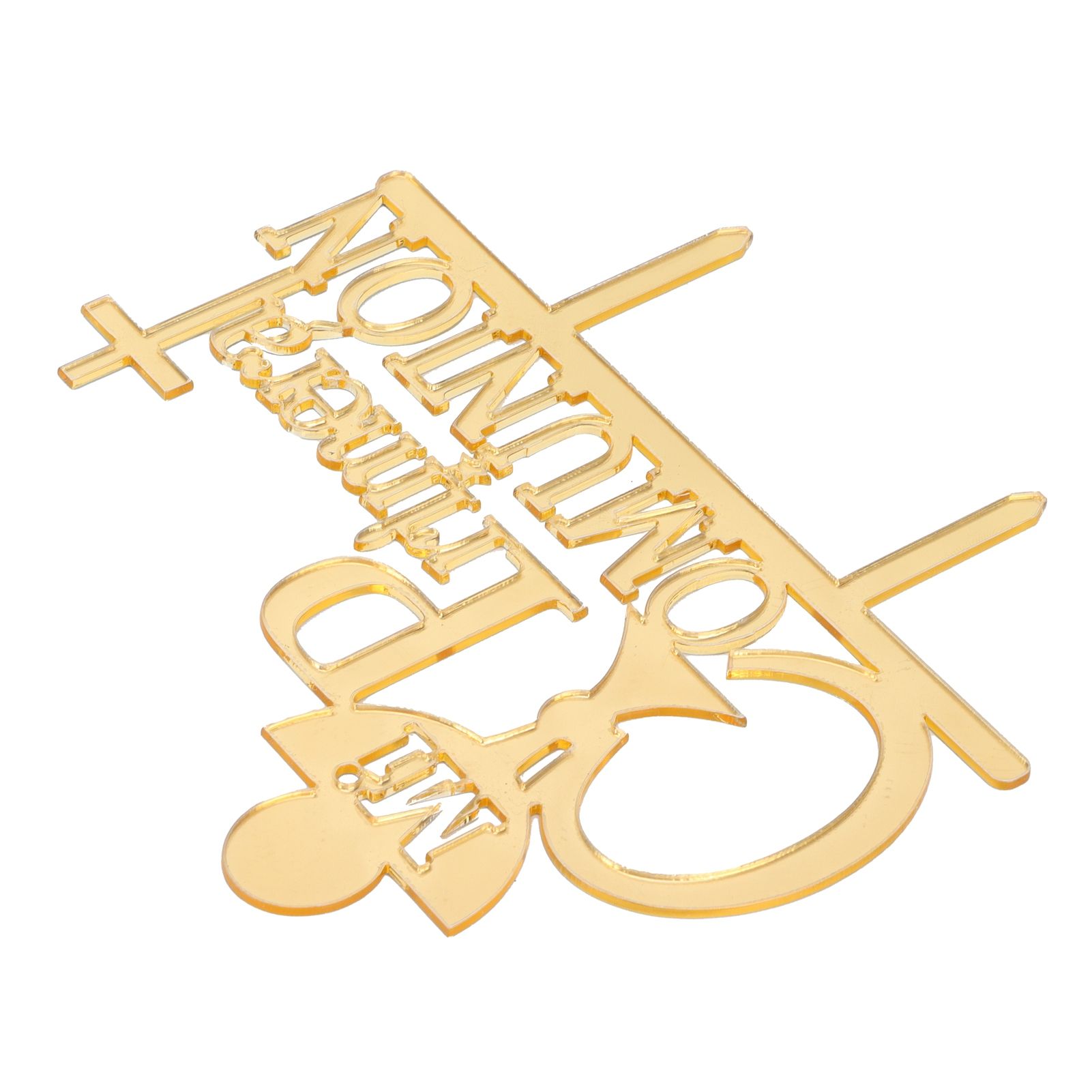 Acrylic Cake Topper Insert Sticks for Wedding Valentine Anniversaries Cake Decoration - Image 6