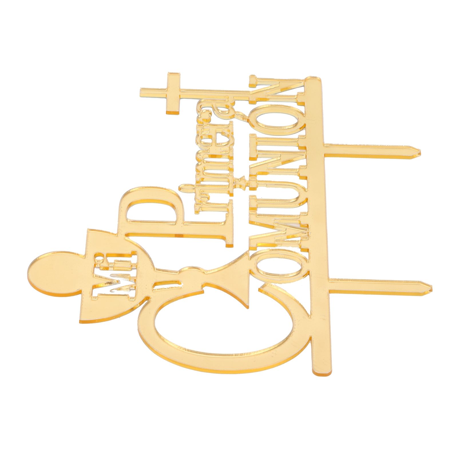 Acrylic Cake Topper Insert Sticks for Wedding Valentine Anniversaries Cake Decoration - Image 7