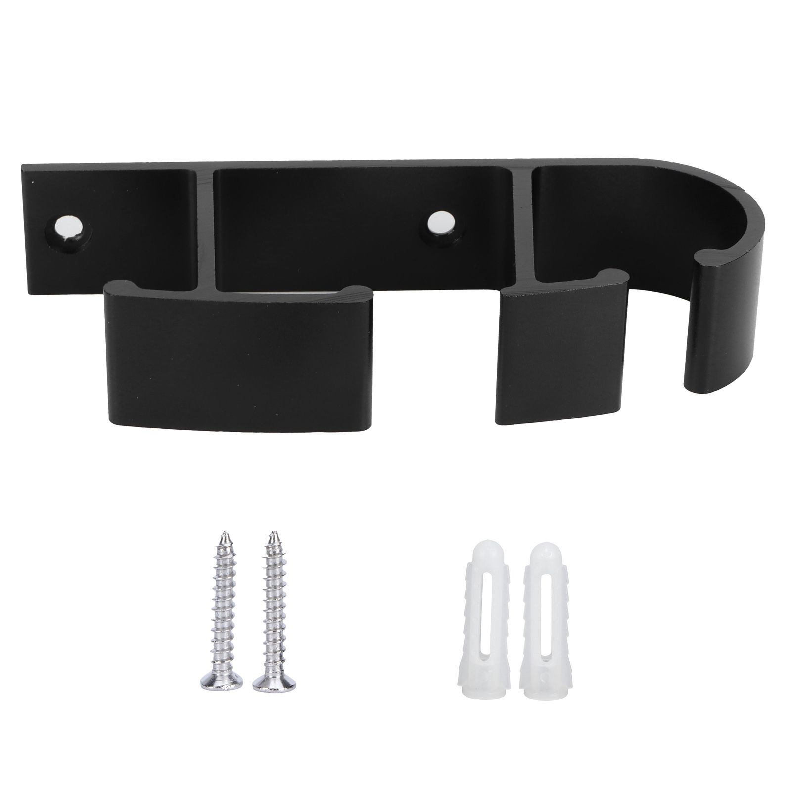 Black Washstand Wall Mounted Washbasin Rack Hook Holder Bathroom Toilet Accessory - Image 1