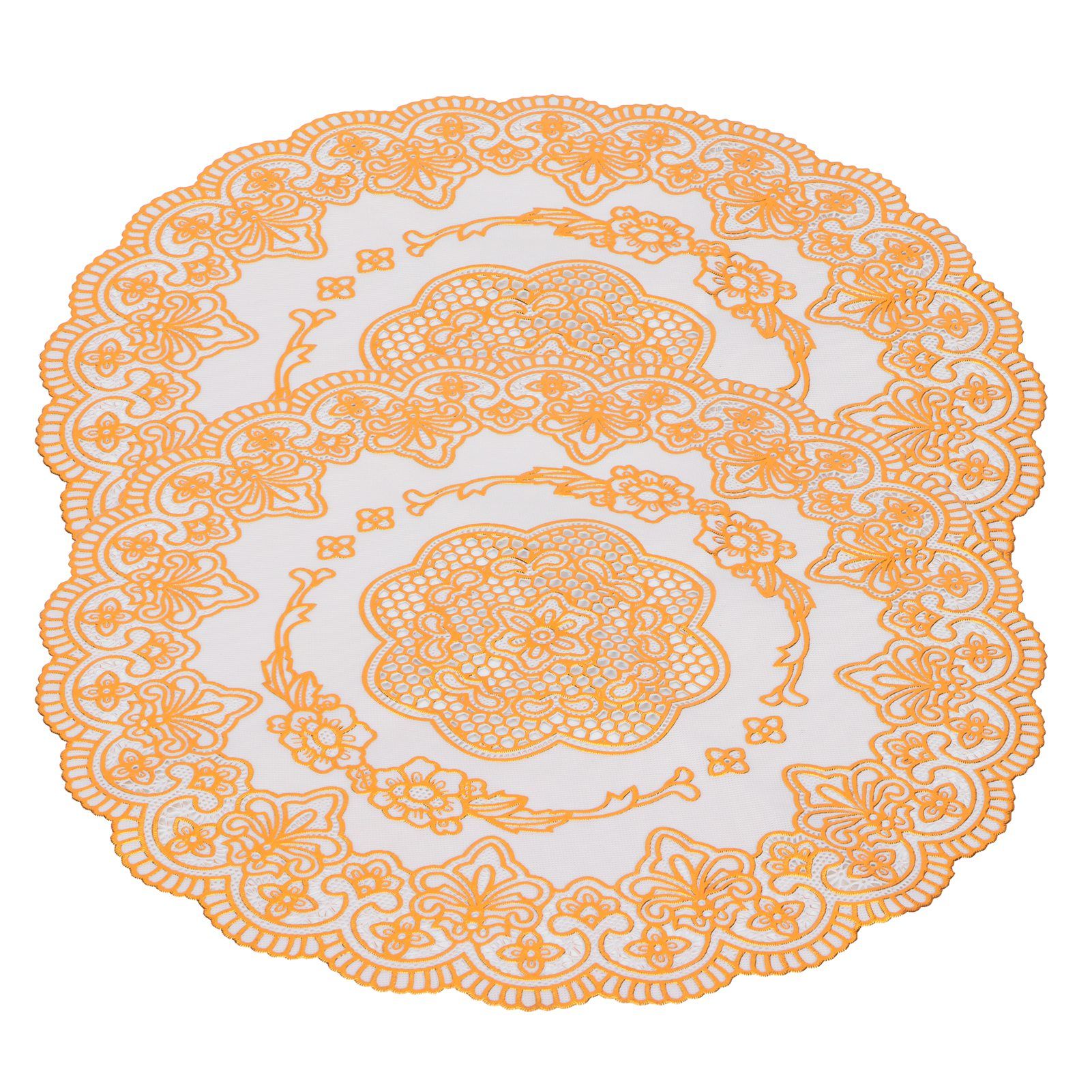 2PCS 30cmx30cm Table Mats Gold Dining Table Placemats for Wedding Party SuppliesStyle 01 - Image 6