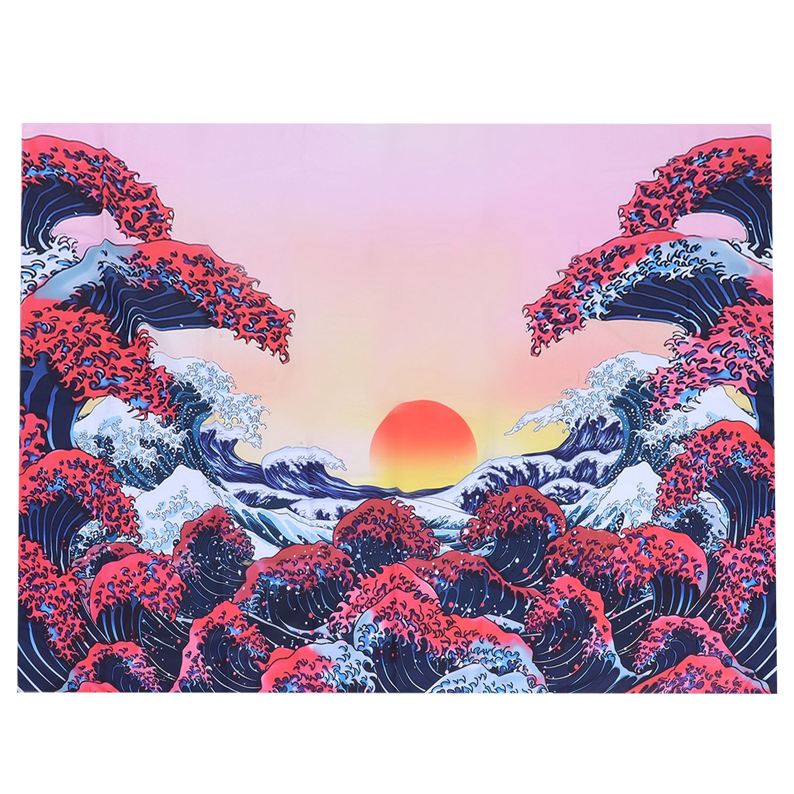 Multi‑Purpose Wall Tapestry Beach Towel Soft Blanket Door Curtain Home Background Decor150x150cm - Image 1