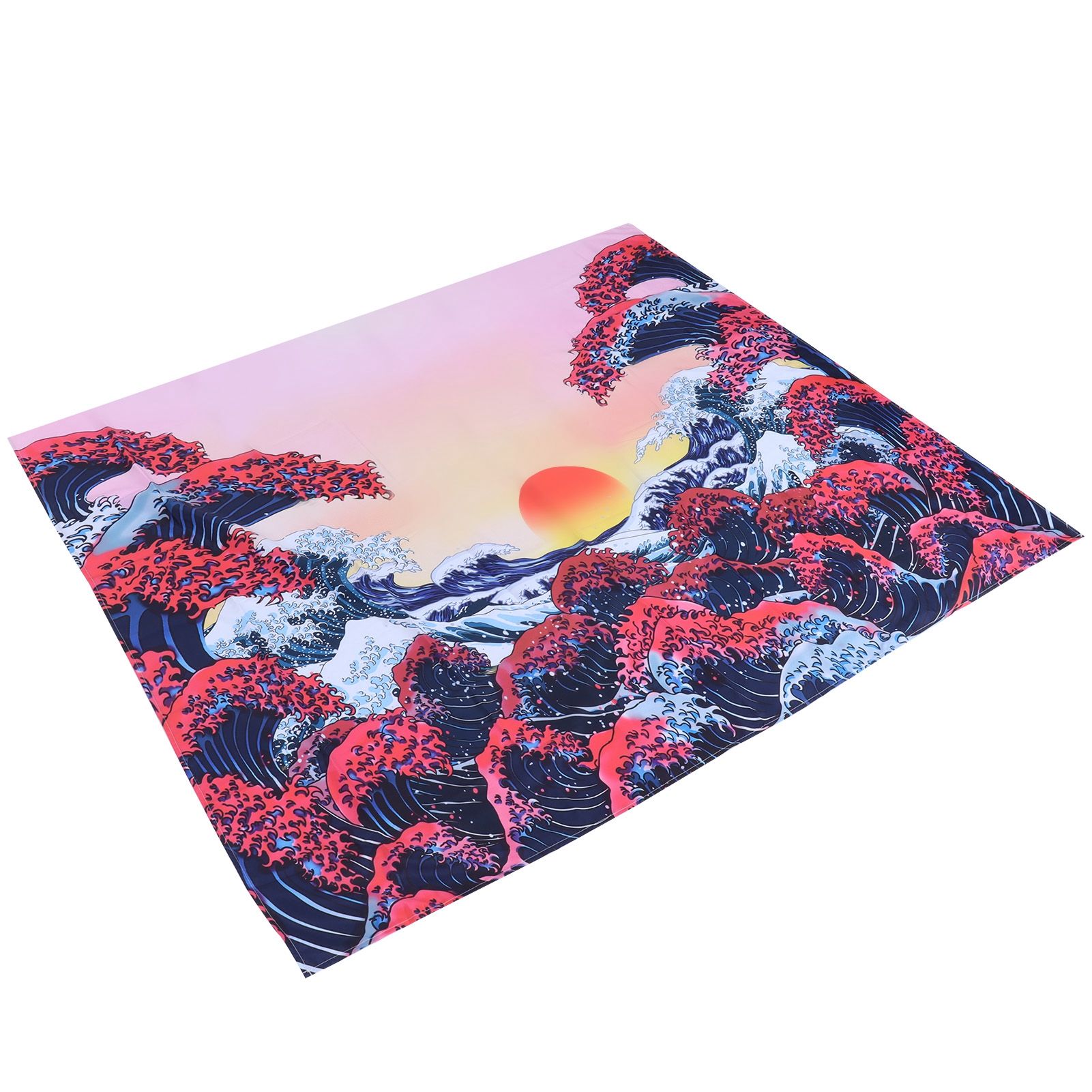 Multi‑Purpose Wall Tapestry Beach Towel Soft Blanket Door Curtain Home Background Decor150x150cm - Image 2