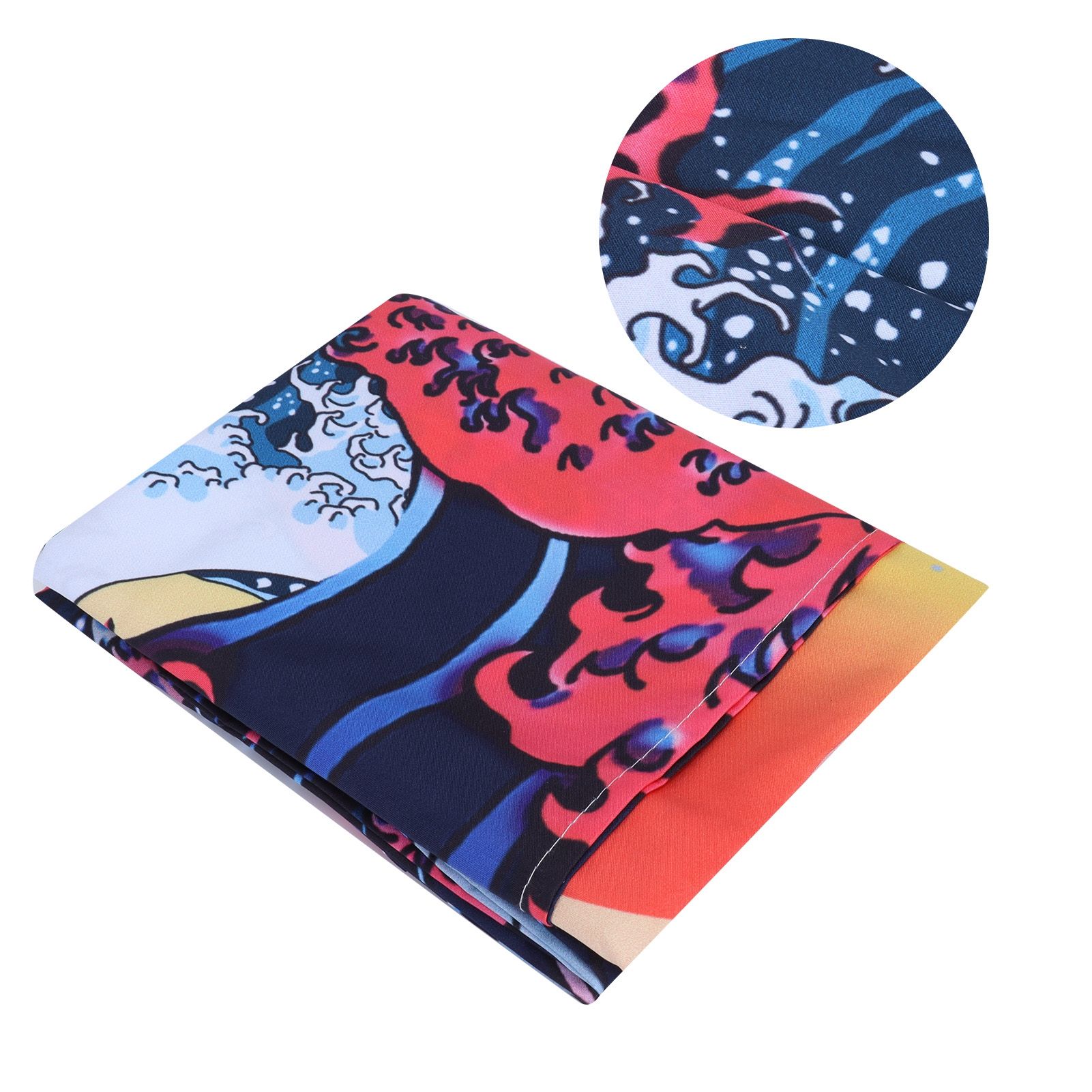 Multi‑Purpose Wall Tapestry Beach Towel Soft Blanket Door Curtain Home Background Decor150x150cm - Image 3