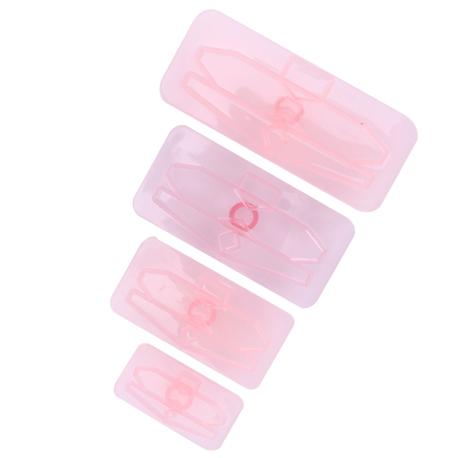 4Pcs/Set Baking Mold Bowknot‑Shaped Mould Cookies Fondant Cake Paste Dessert Decoration - Image 2