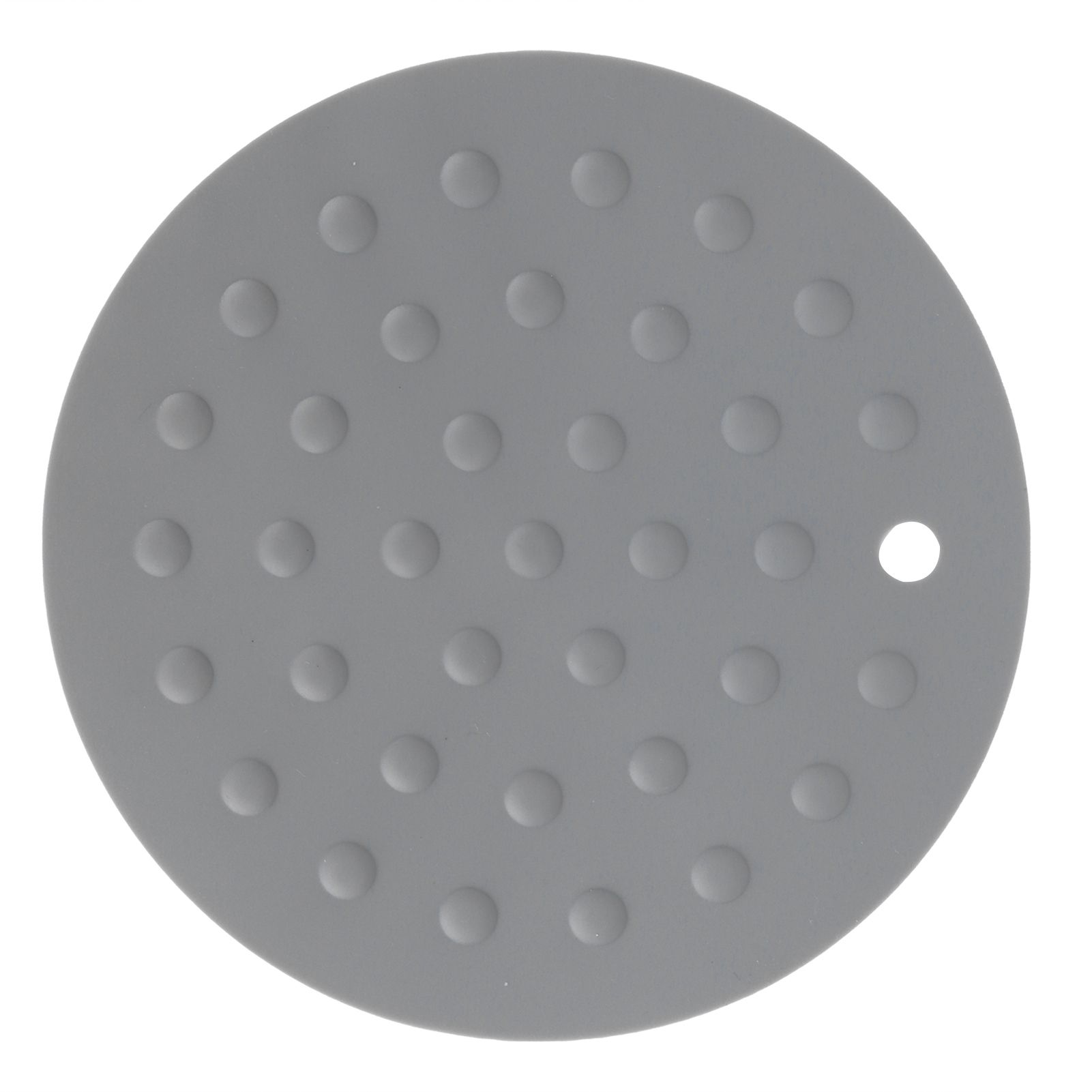 Round Shape Silicone Pad Kitchen AntiScald Insulation Dish Placemat for Kitchen Home(Dark Gray ) - Image 1