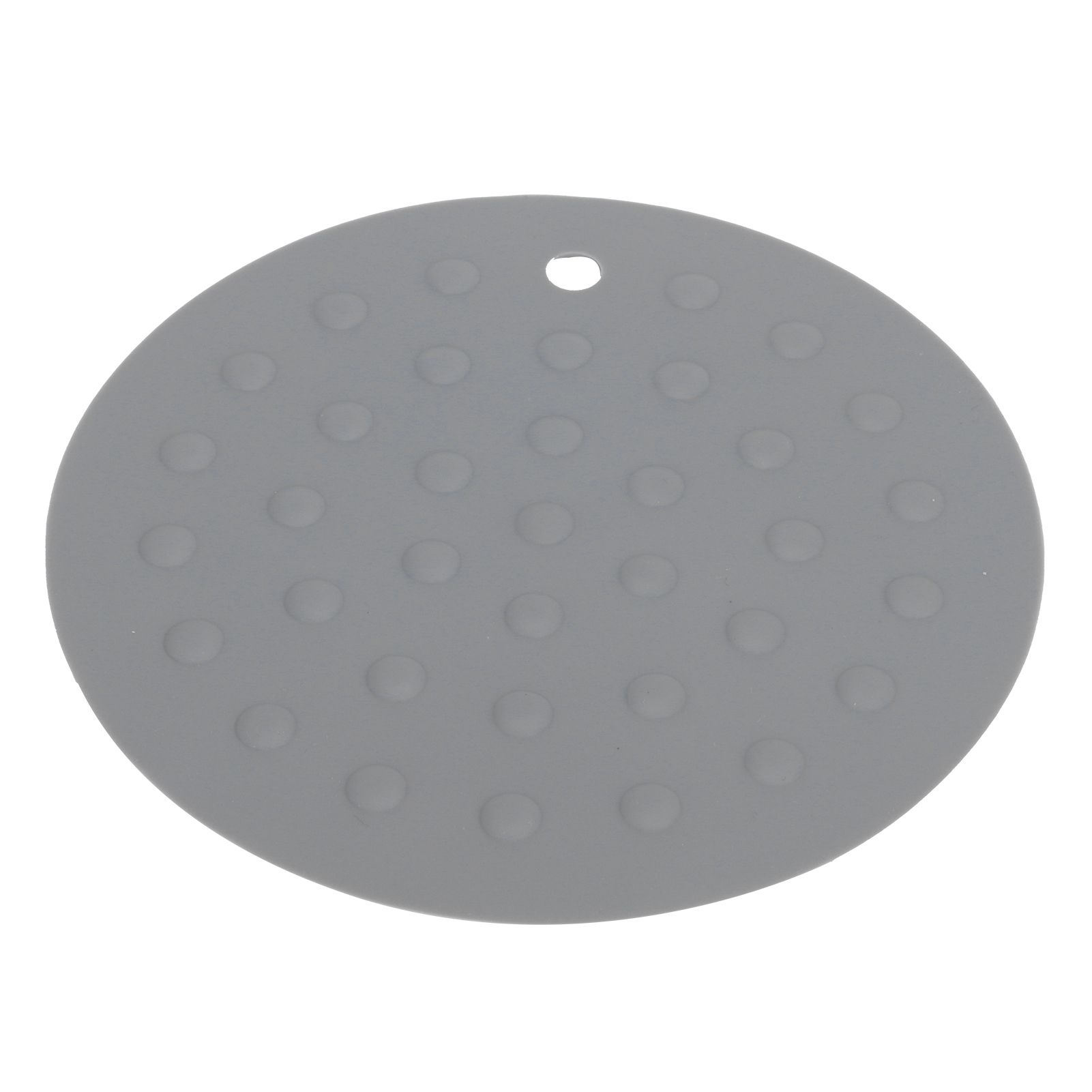 Round Shape Silicone Pad Kitchen AntiScald Insulation Dish Placemat for Kitchen Home(Dark Gray ) - Image 2