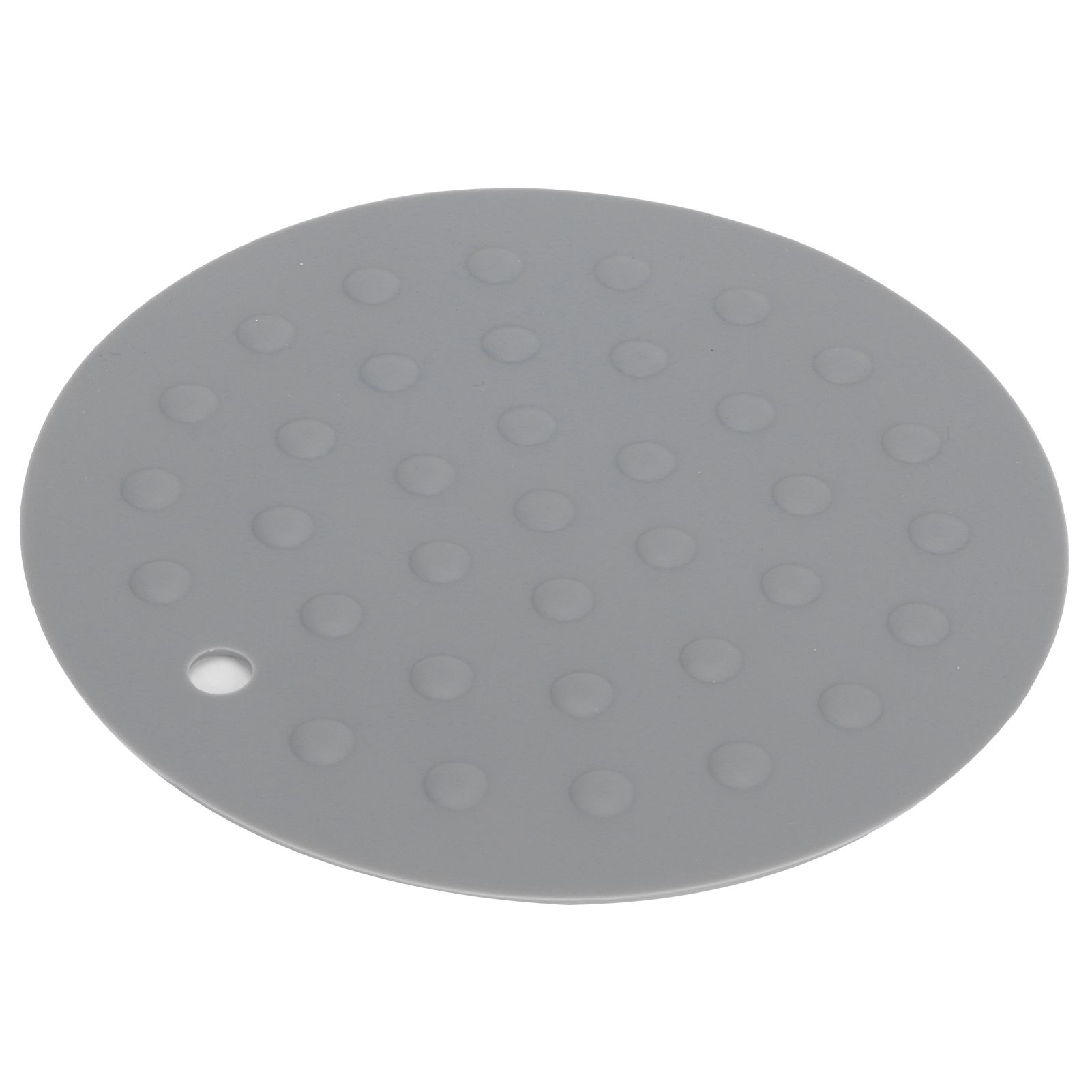 Round Shape Silicone Pad Kitchen AntiScald Insulation Dish Placemat for Kitchen Home(Dark Gray ) - Image 4