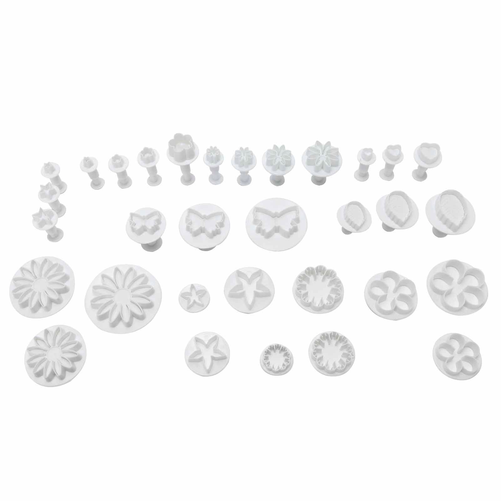 33Pcs/Set Fondant Cake Baking Tool DIY Biscuits Cookies Mold Cooking Tool Kitchen Utensils - Image 1