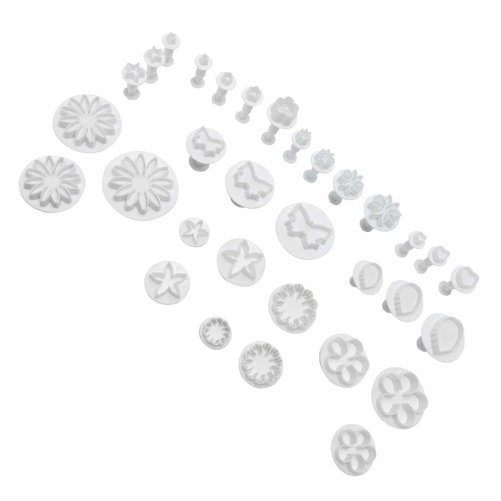 33Pcs/Set Fondant Cake Baking Tool DIY Biscuits Cookies Mold Cooking Tool Kitchen Utensils - Image 3