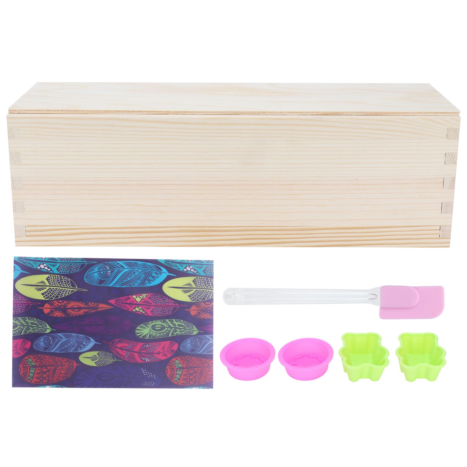 1200ml Silicone Rose Soap Mold Double Open DIY Hand-Made Soap Making Supplies Sky Blue - Image 1