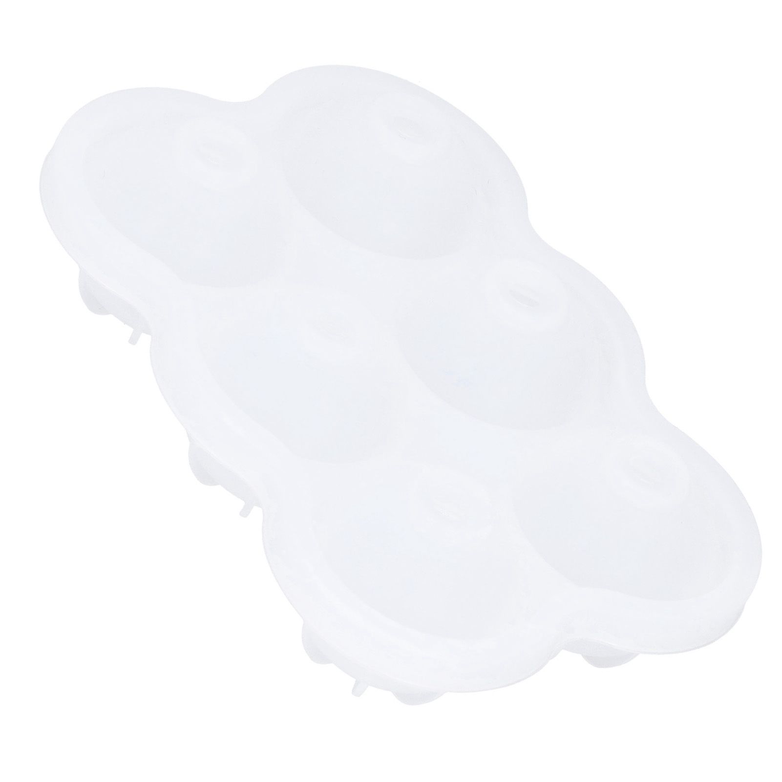 6‑Grid Silicone Ice Ball Mold with Leaking Hole Round Ice Tray for Kitchen Home Bar - Image 5