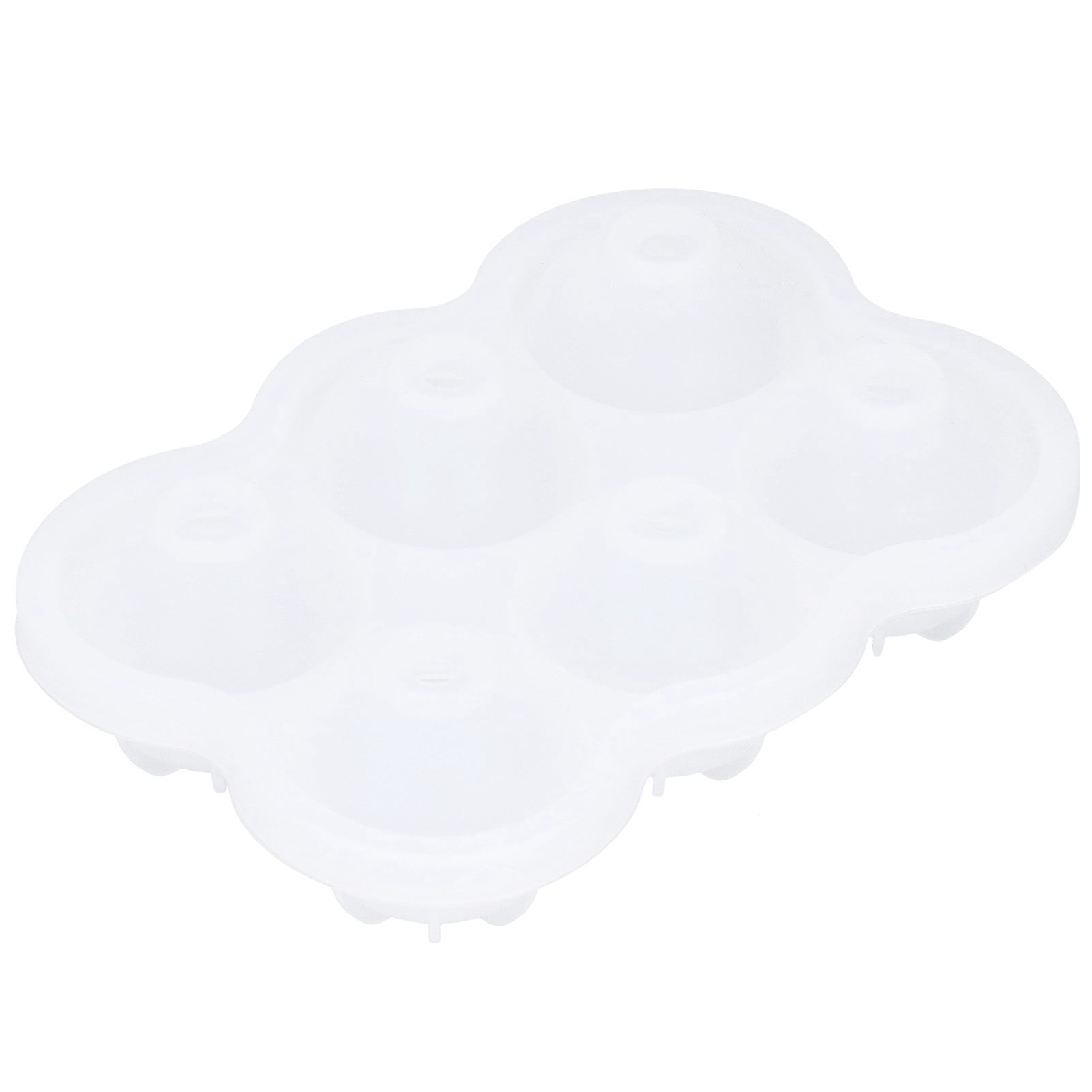 6‑Grid Silicone Ice Ball Mold with Leaking Hole Round Ice Tray for Kitchen Home Bar - Image 8