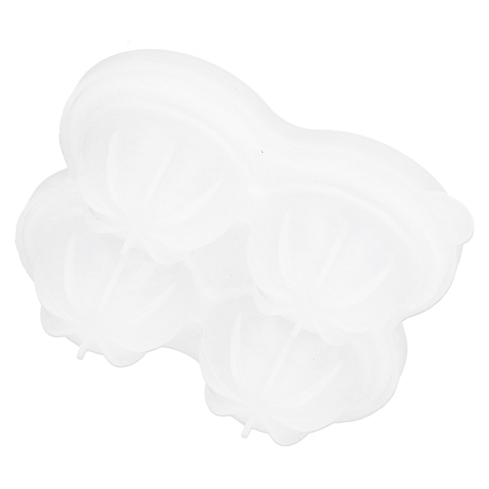4‑Grid Round Shape Mold Food Grade Silicone Ice Cream Mould for Kitchen Utensils - Image 1