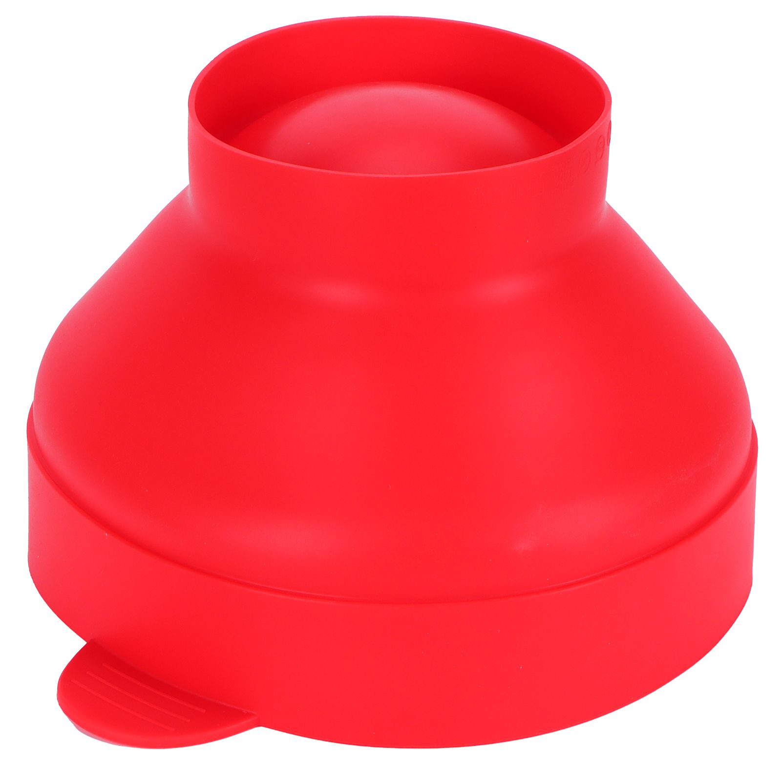 Popcorn Bucket Folding Silicone DIY Popcorn Maker Bowl with Lid Kitchen Accessory(With HandleRed ) - Image 5