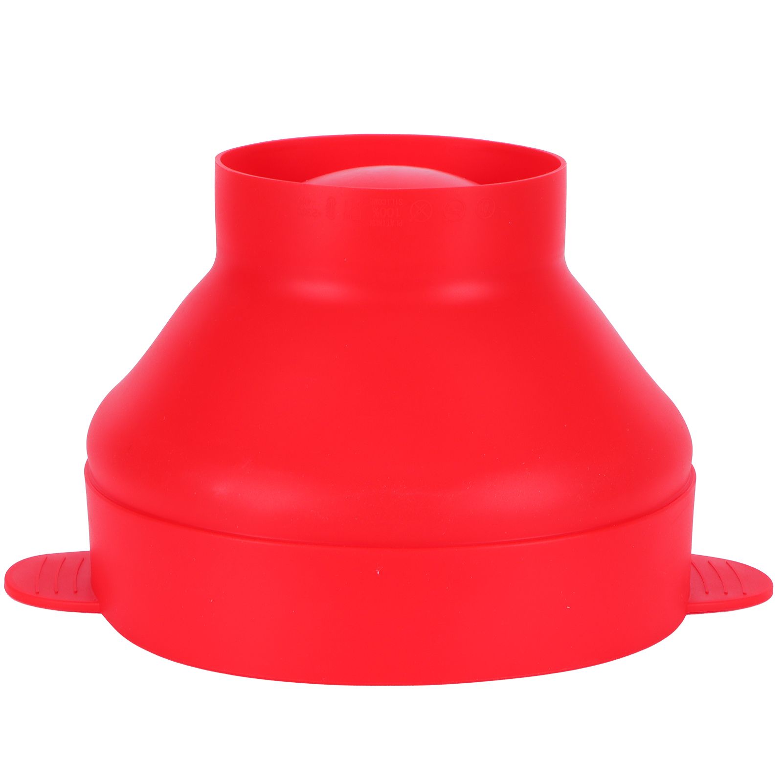 Popcorn Bucket Folding Silicone DIY Popcorn Maker Bowl with Lid Kitchen Accessory(With HandleRed ) - Image 6