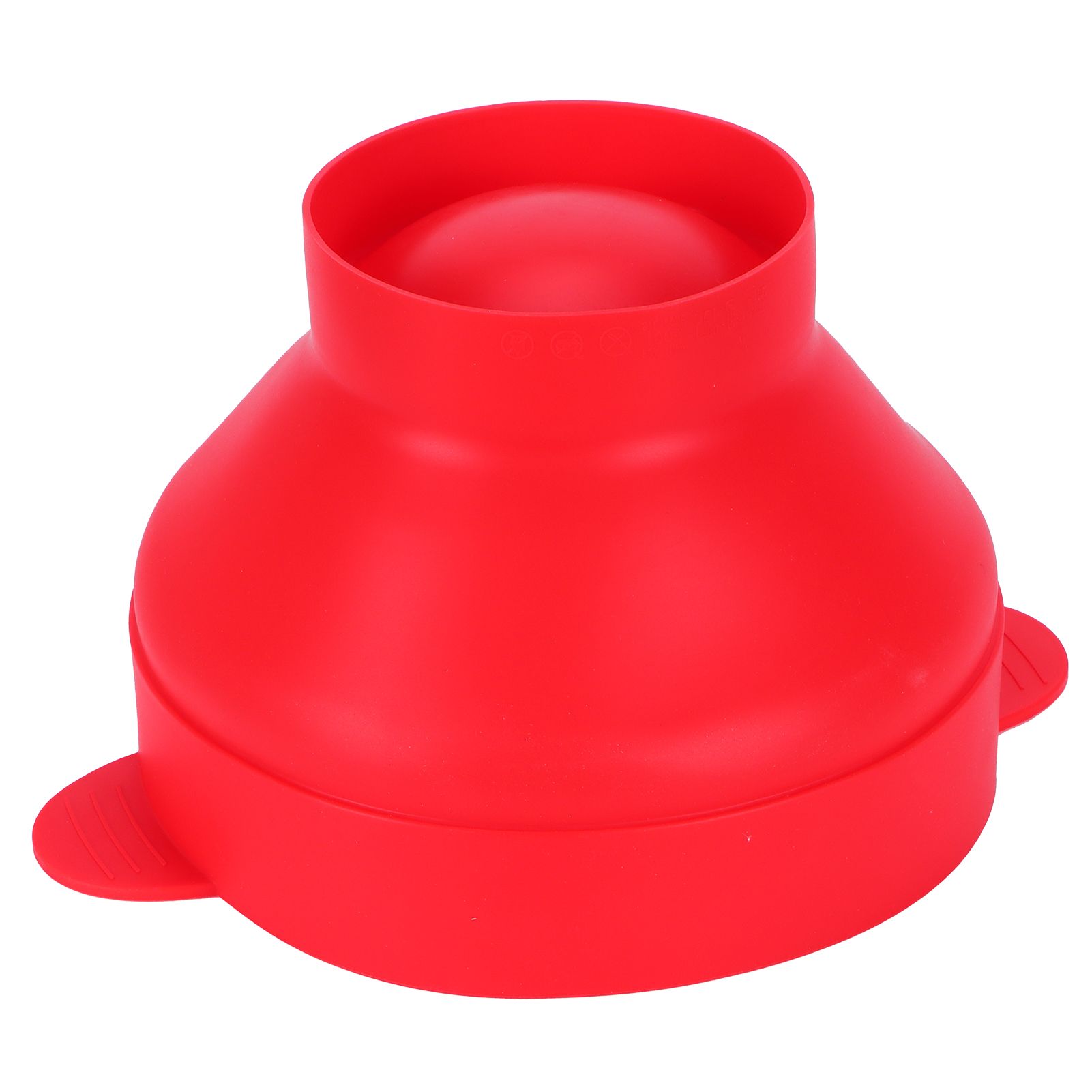 Popcorn Bucket Folding Silicone DIY Popcorn Maker Bowl with Lid Kitchen Accessory(With HandleRed ) - Image 8