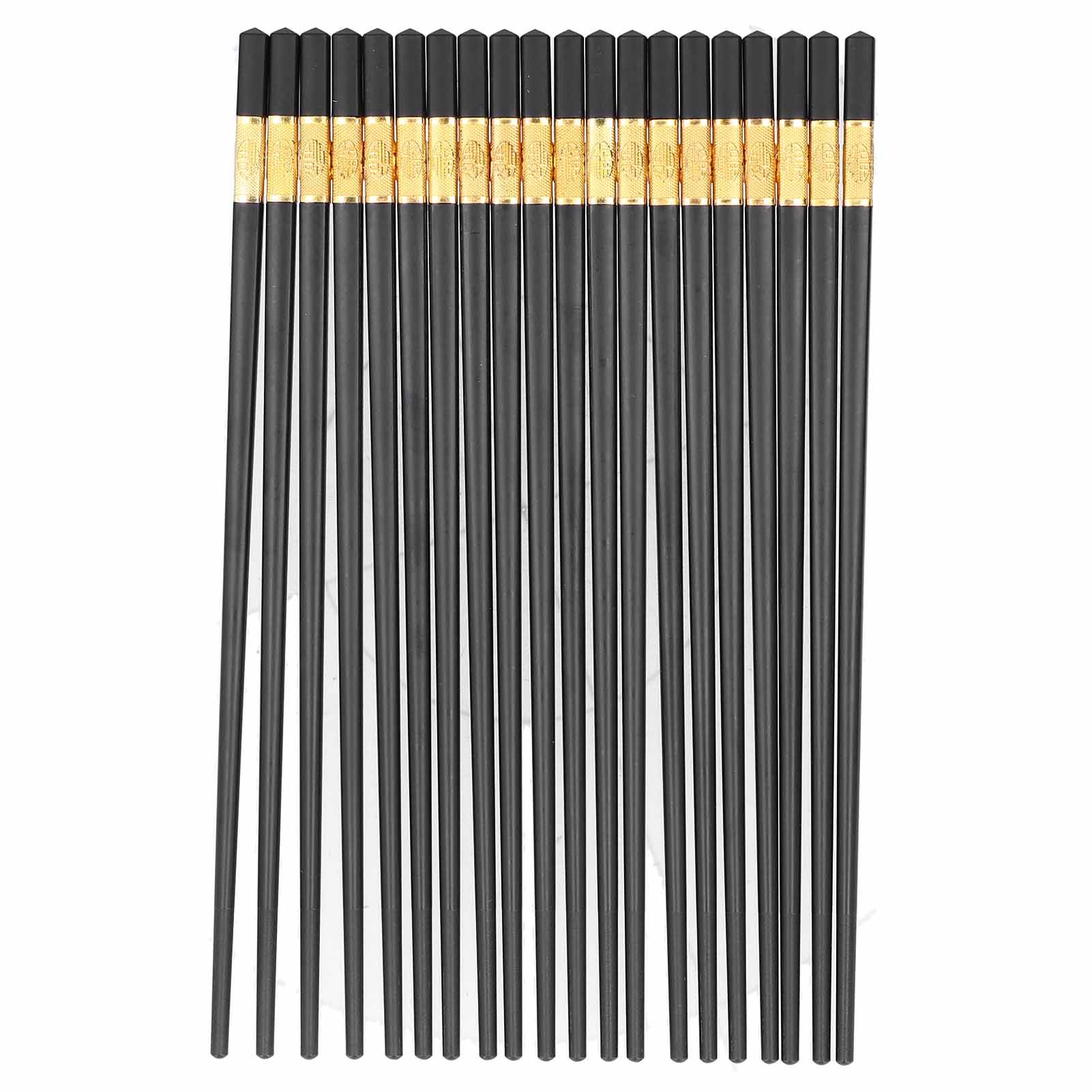 10 Pairs Chinese Style Chopsticks Set Safe Durable Tableware Gift for Family Hotel - Image 1