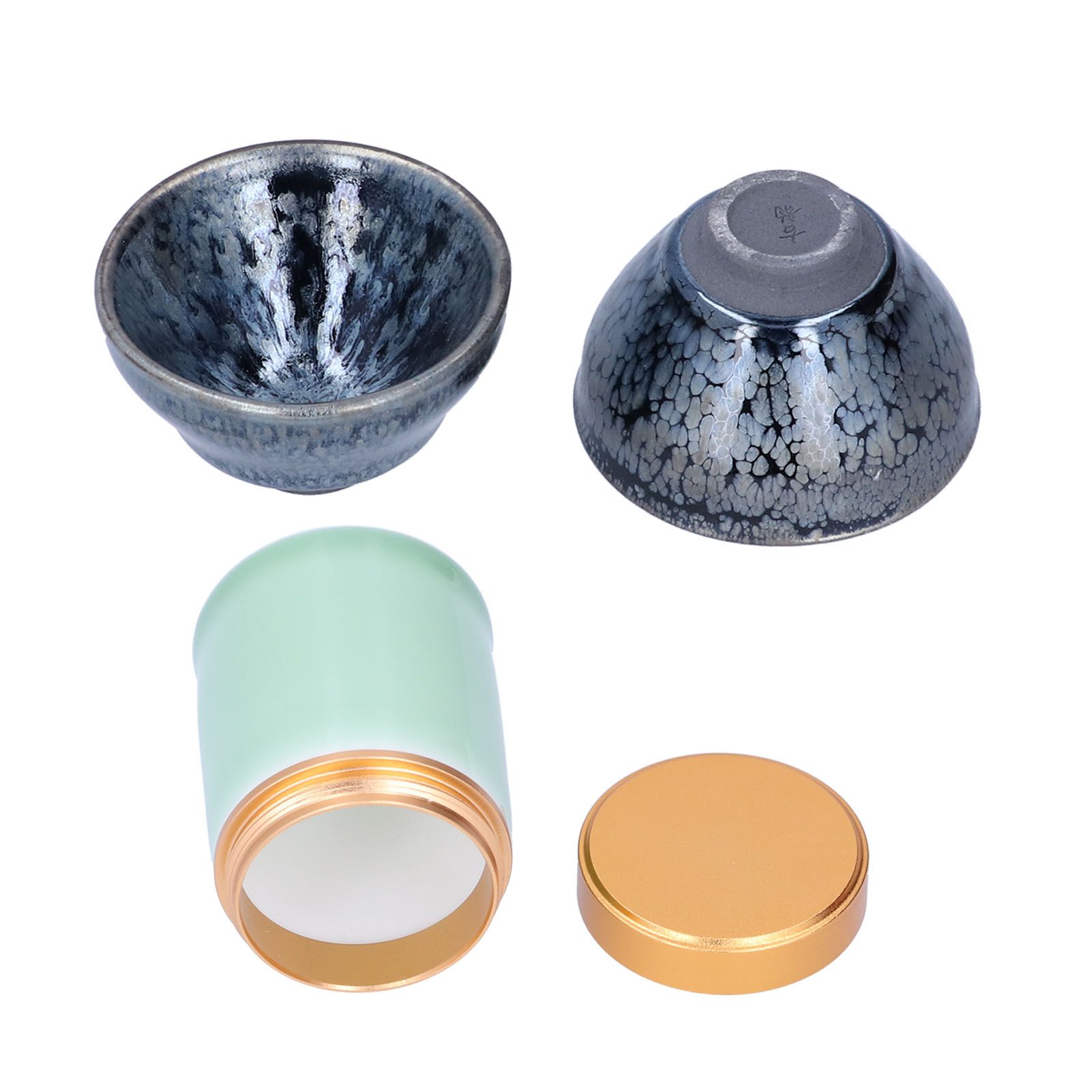 Kung Fu Tea Set Ceramic Tea Canister and Tea Cup for Gift Teaware Home Decoration - Image 3