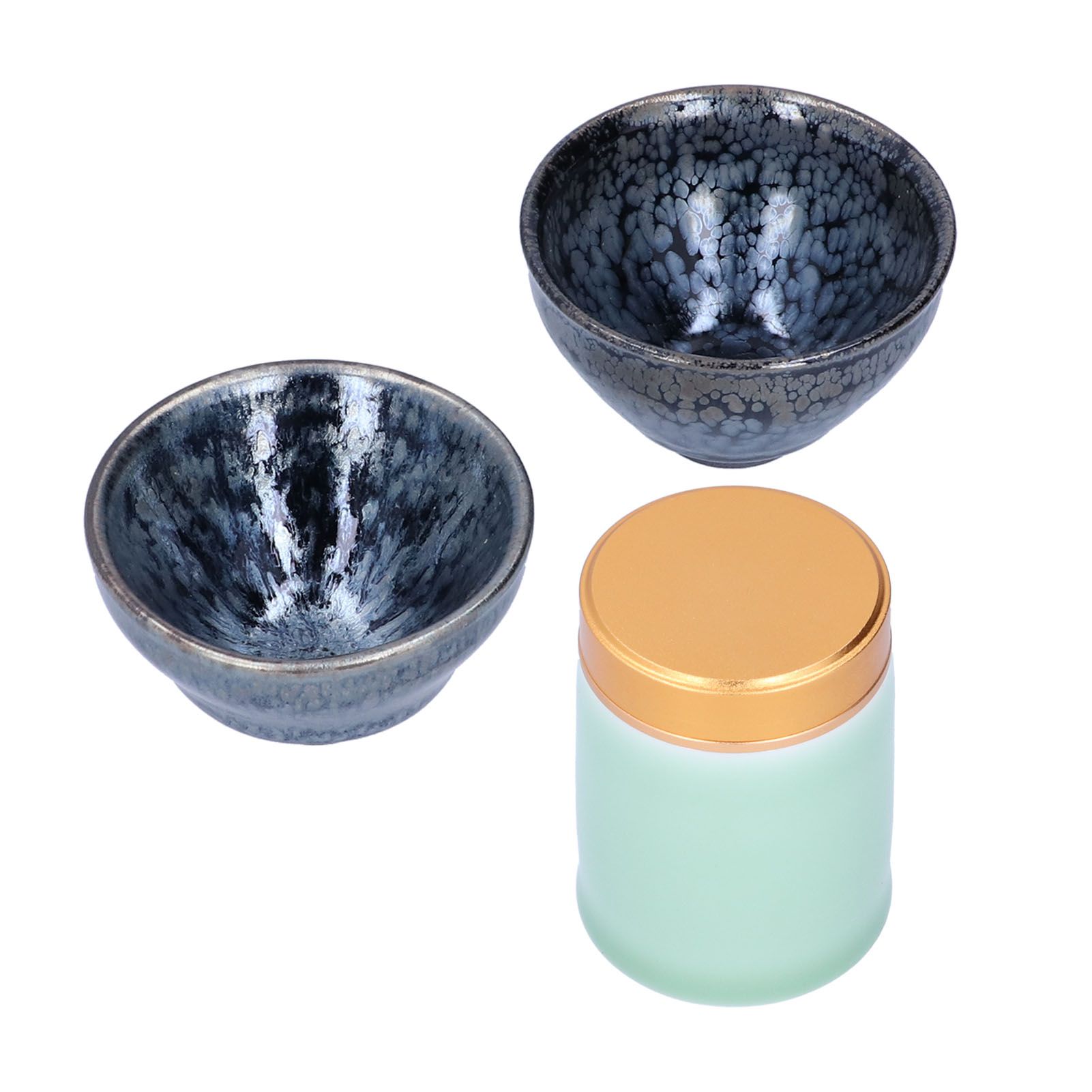 Kung Fu Tea Set Ceramic Tea Canister and Tea Cup for Gift Teaware Home Decoration - Image 4