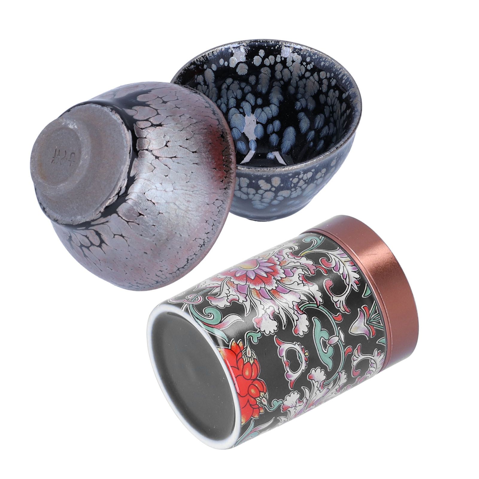 Ceramic Kung Fu Tea Set Tea Canister with Tea Cup for Home Tea House Gift Tea Accessory - Image 2