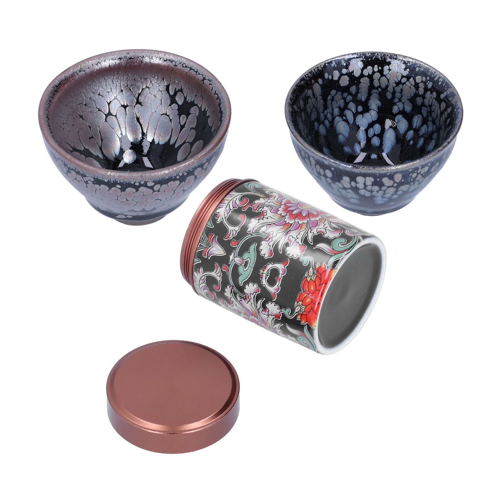 Ceramic Kung Fu Tea Set Tea Canister with Tea Cup for Home Tea House Gift Tea Accessory - Image 6