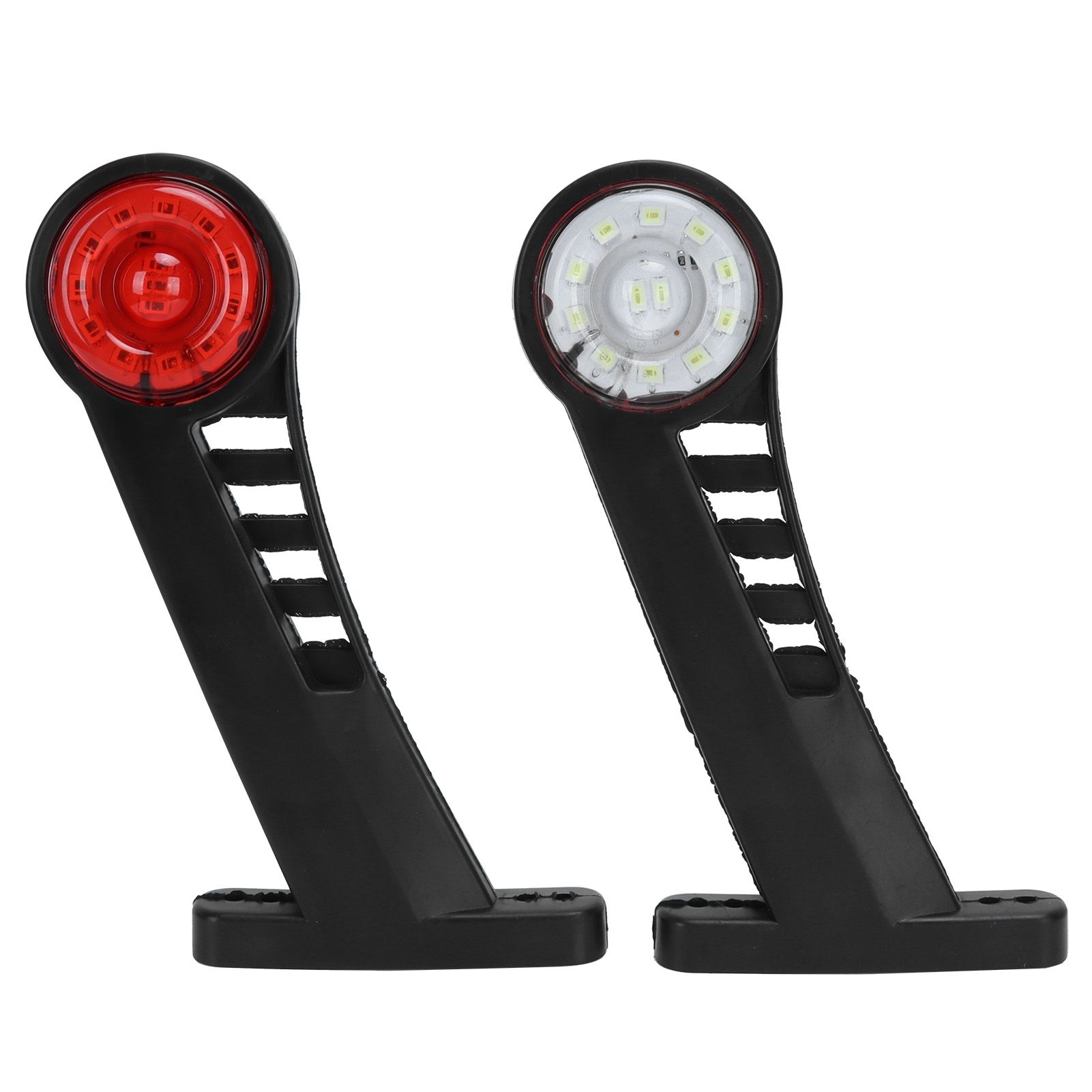 2PCS Dual Color 28LED Truck Side Marker Lamp 24V Warning Signal Light Car Trailer Taillight - Image 1
