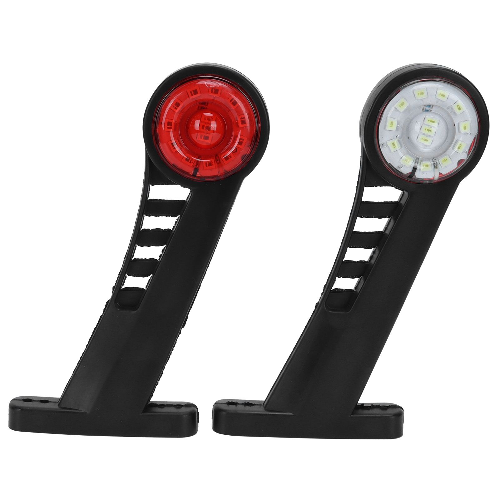 2PCS Dual Color 28LED Truck Side Marker Lamp 24V Warning Signal Light Car Trailer Taillight - Image 2