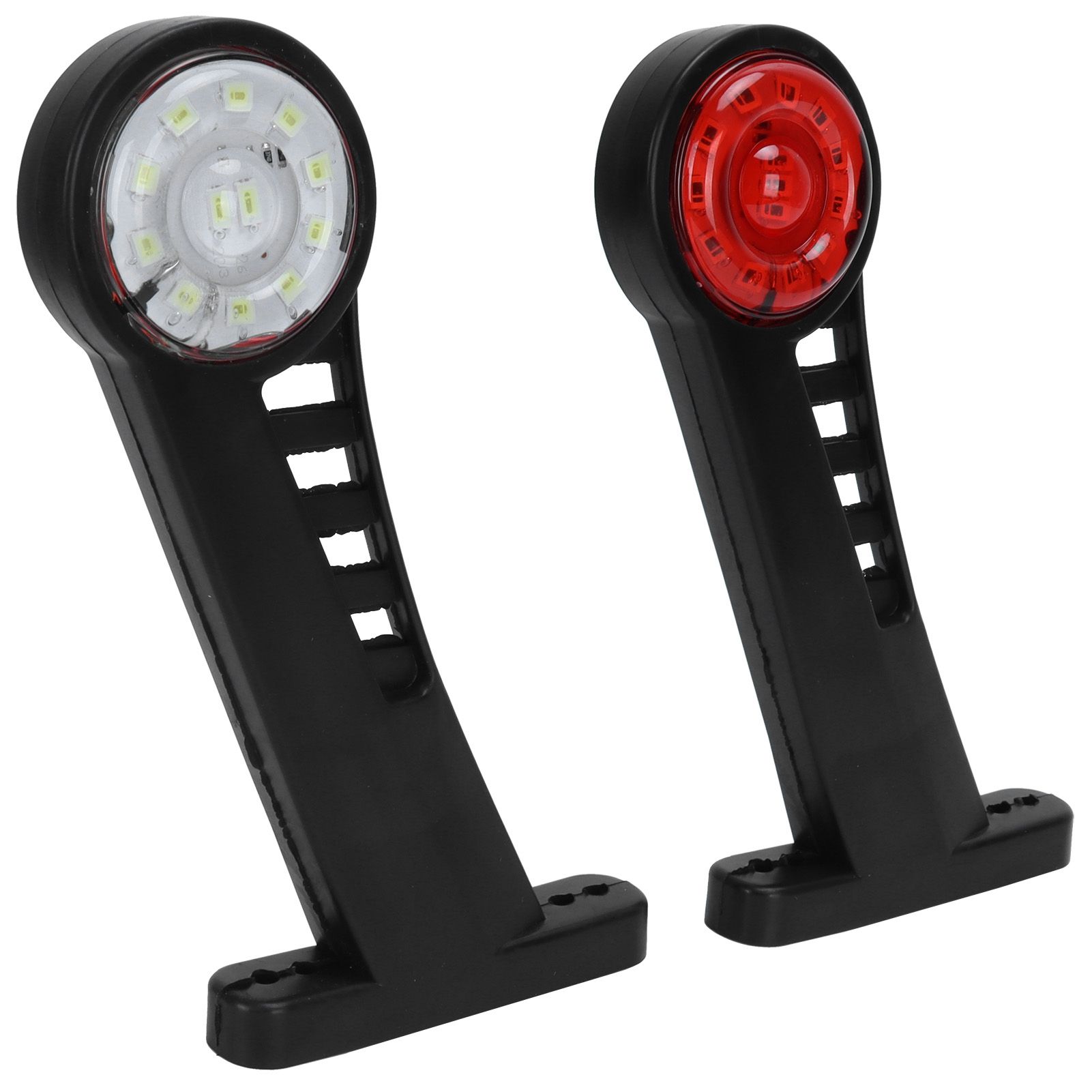 2PCS Dual Color 28LED Truck Side Marker Lamp 24V Warning Signal Light Car Trailer Taillight - Image 6