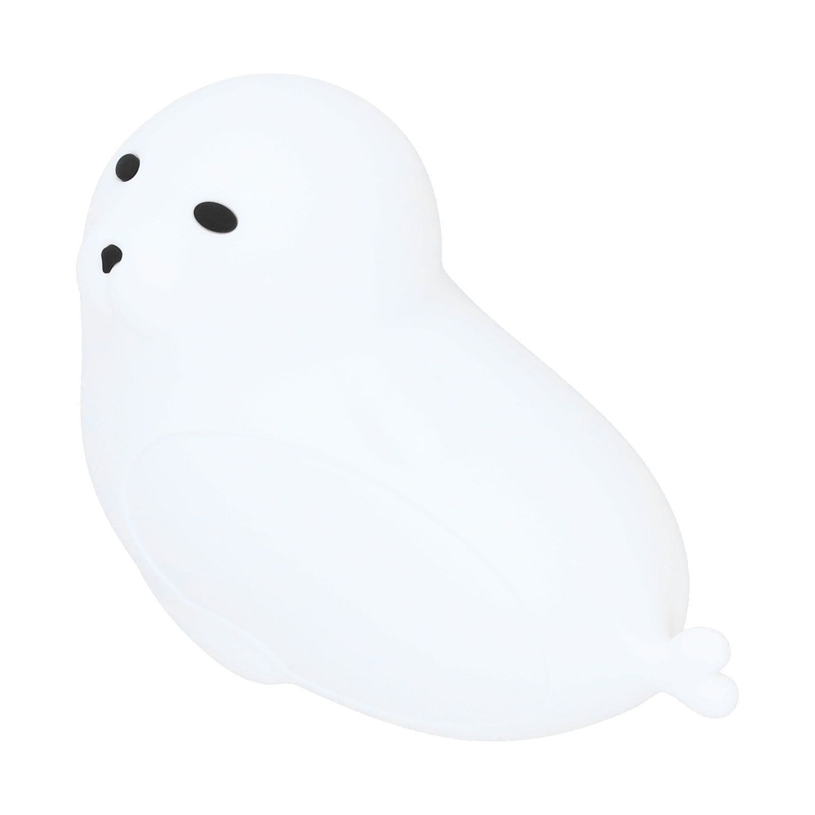 Silicone Bedside Lamp 1.3W Innovative USB Night Light with Colorful Lighting White - Image 3