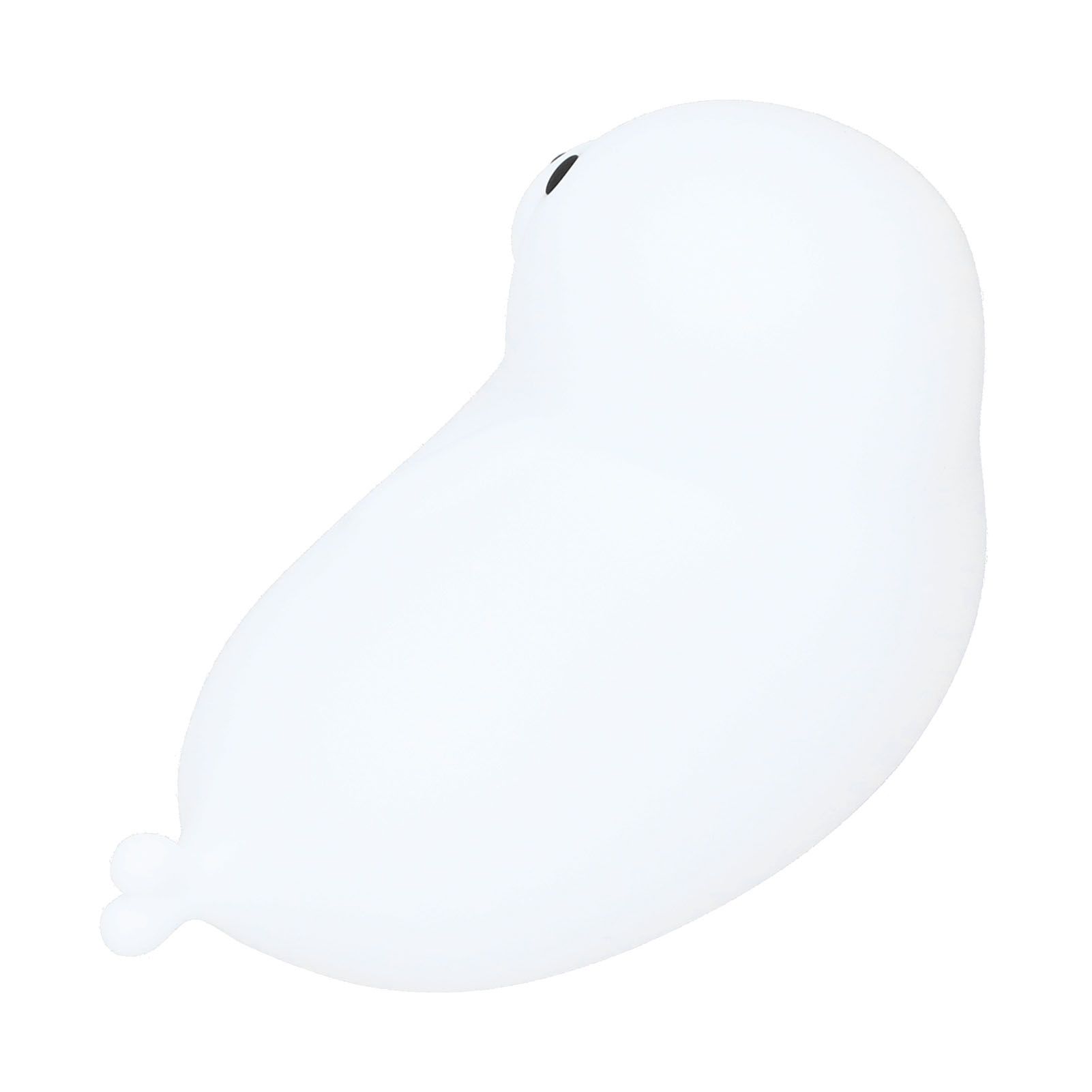 Silicone Bedside Lamp 1.3W Innovative USB Night Light with Colorful Lighting White - Image 5