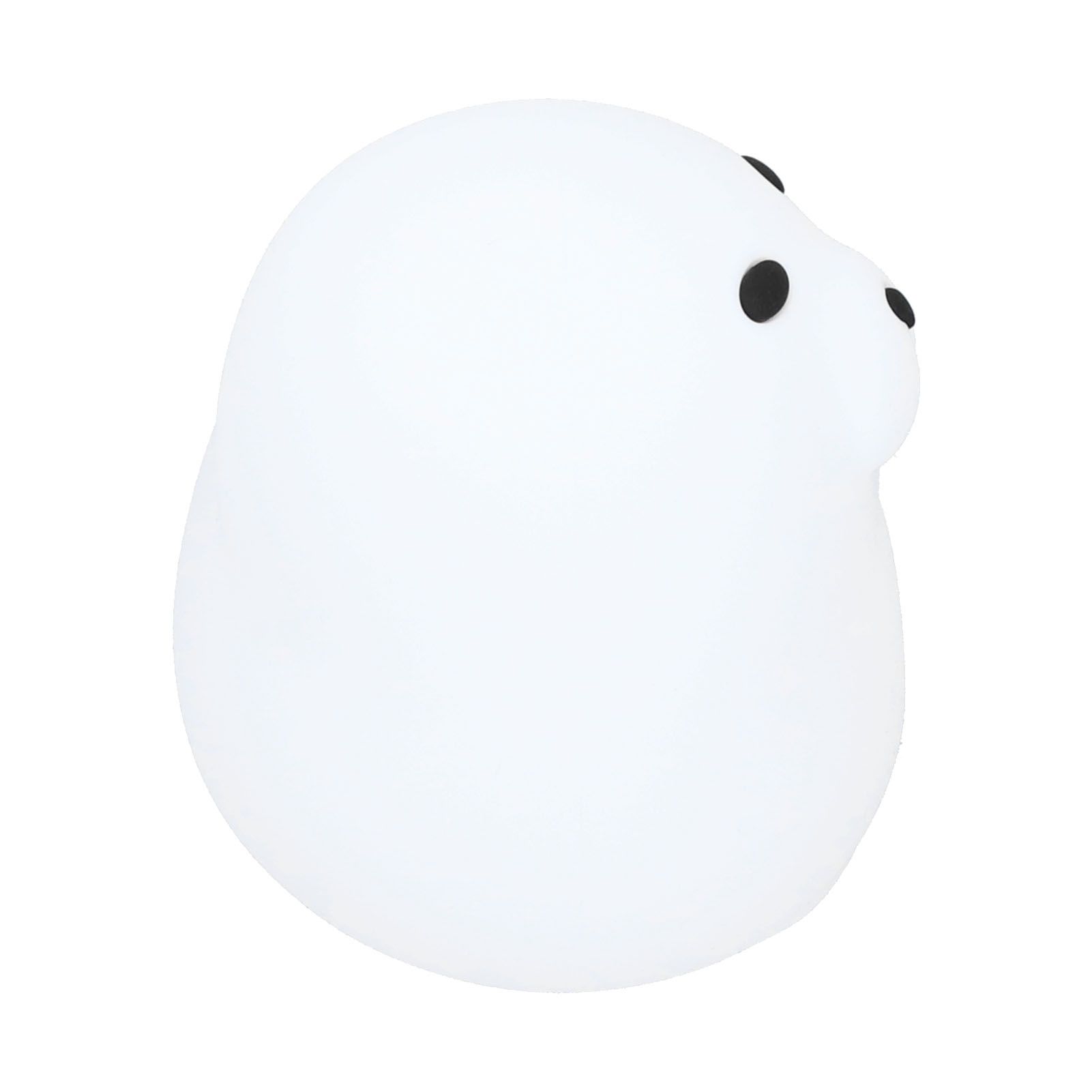 Silicone Bedside Lamp 1.3W Innovative USB Night Light with Colorful Lighting White - Image 7