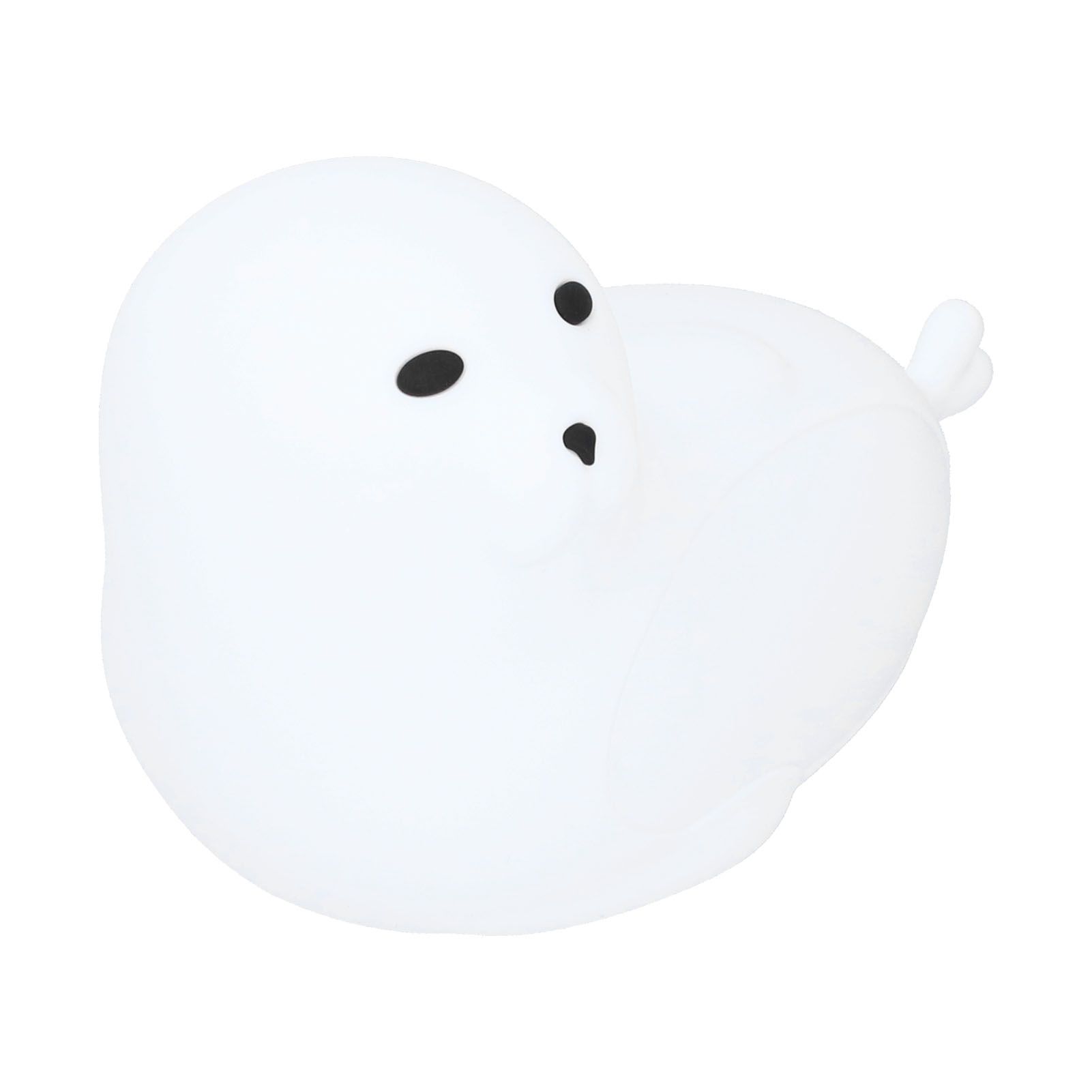 Silicone Bedside Lamp 1.3W Innovative USB Night Light with Colorful Lighting White - Image 8