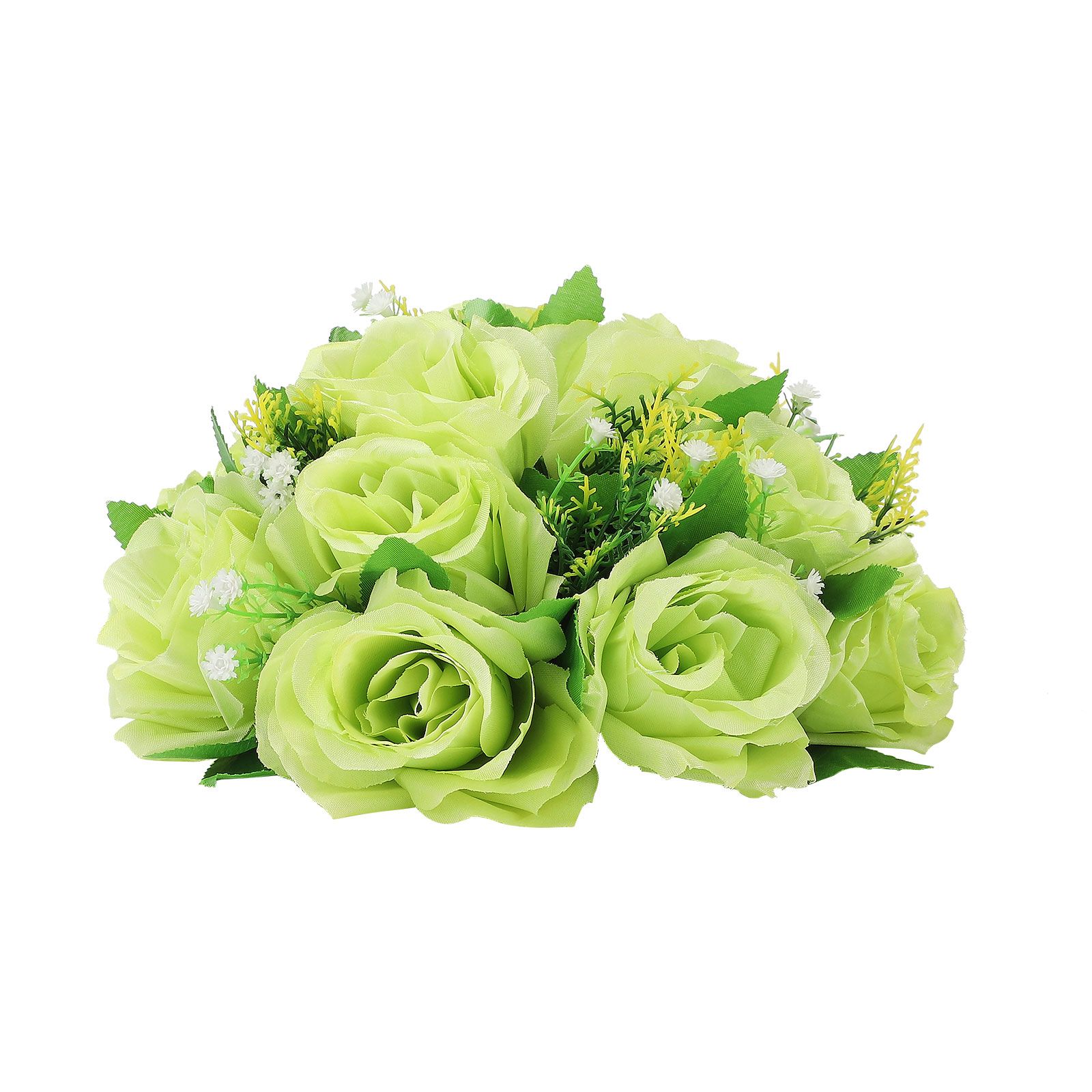 Flower Balls Bouquet Silk Cloth Simulation Bouquet Prop for Car Auditorium Hall Decoration Green - Image 1