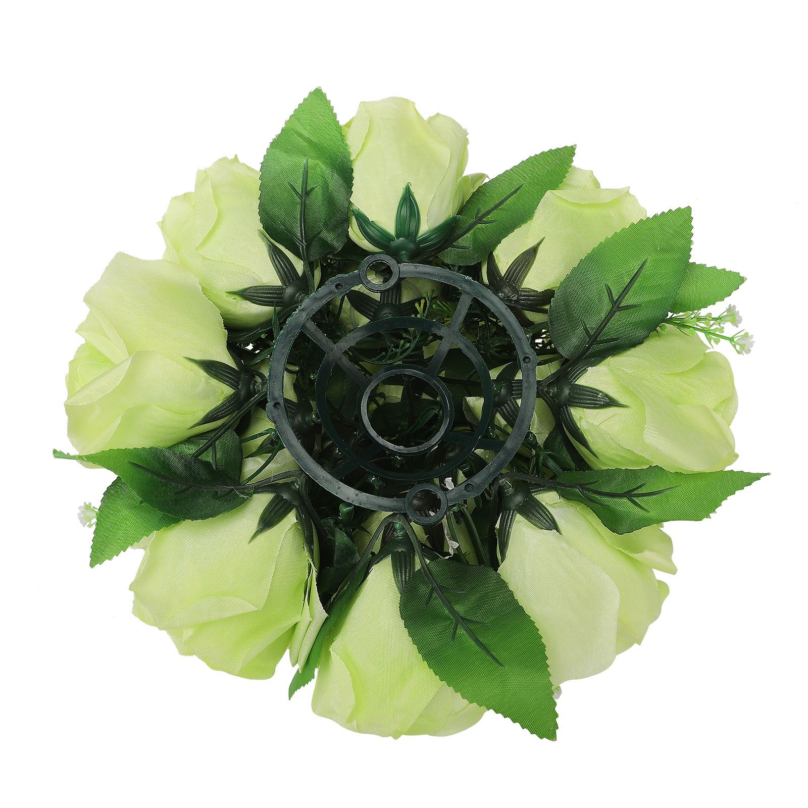 Flower Balls Bouquet Silk Cloth Simulation Bouquet Prop for Car Auditorium Hall Decoration Green - Image 6