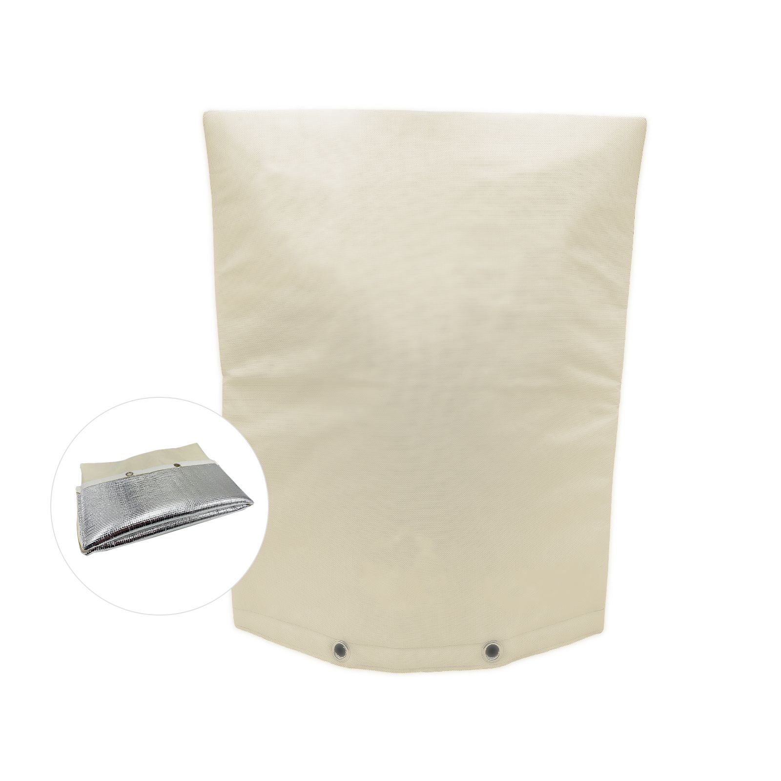 Backflow Insulation Preventer Cover Aluminum Foil Winter Water Faucet Freezing Protection Cover 43x52cm - Image 1