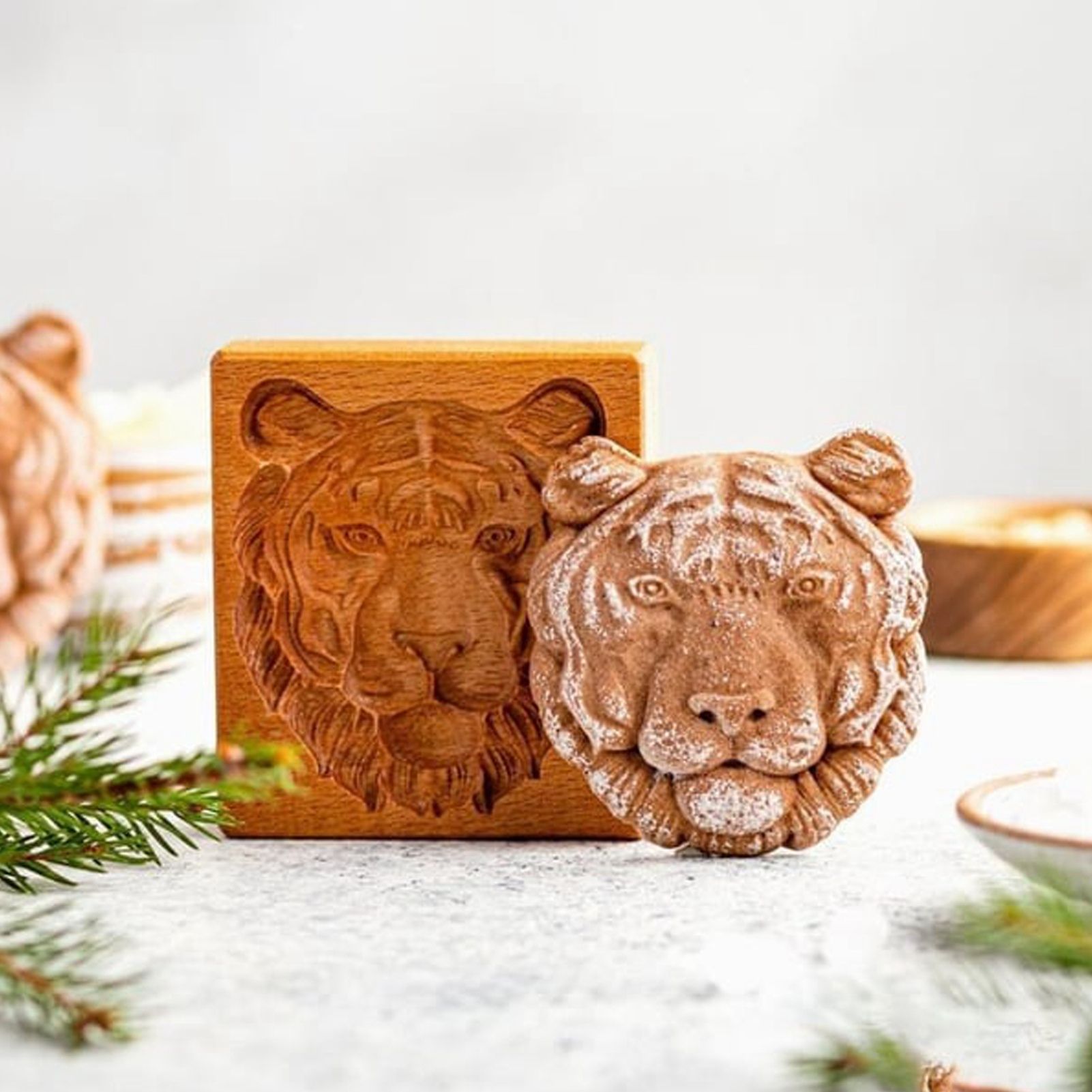Cookie Embossing Molds Wooden Cookie Molds Biscuit Press Stamp Mold Baking Tools - Image 8