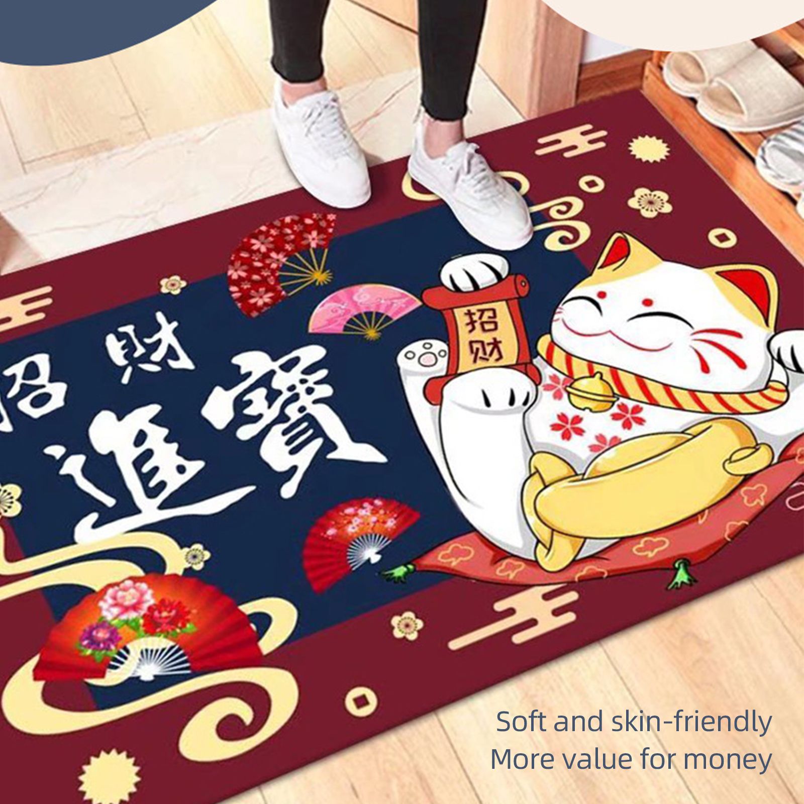 Kitchen Mat Floor Mat Rug Doormat 60x90cm Home Decoration Cat Pattern for Office Hotel - Image 7