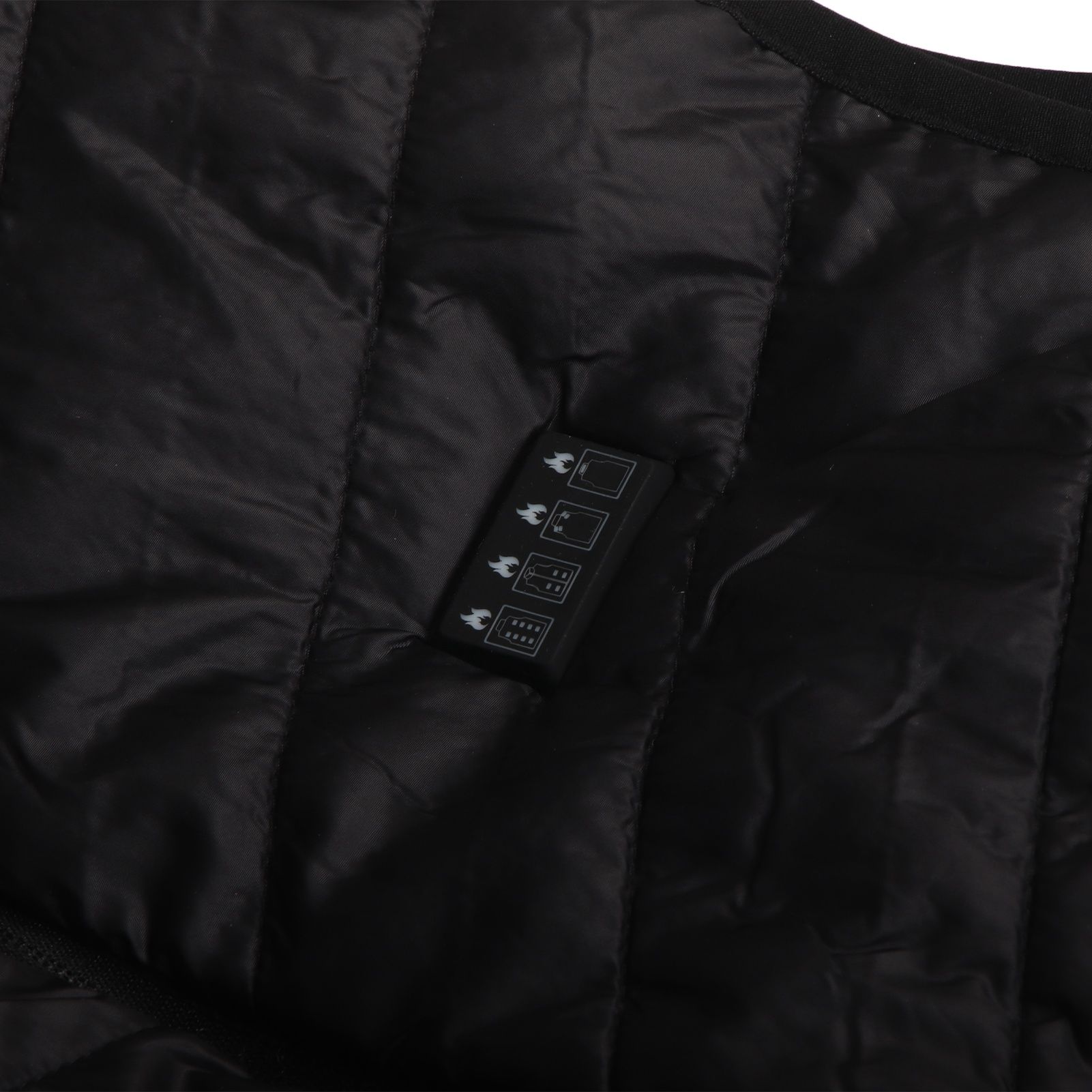 Heated Vest with USB Port Black 4 Control 17 Zone Heating Smart Heating Vest for Outdoor Motorcycle Camping - Image 5