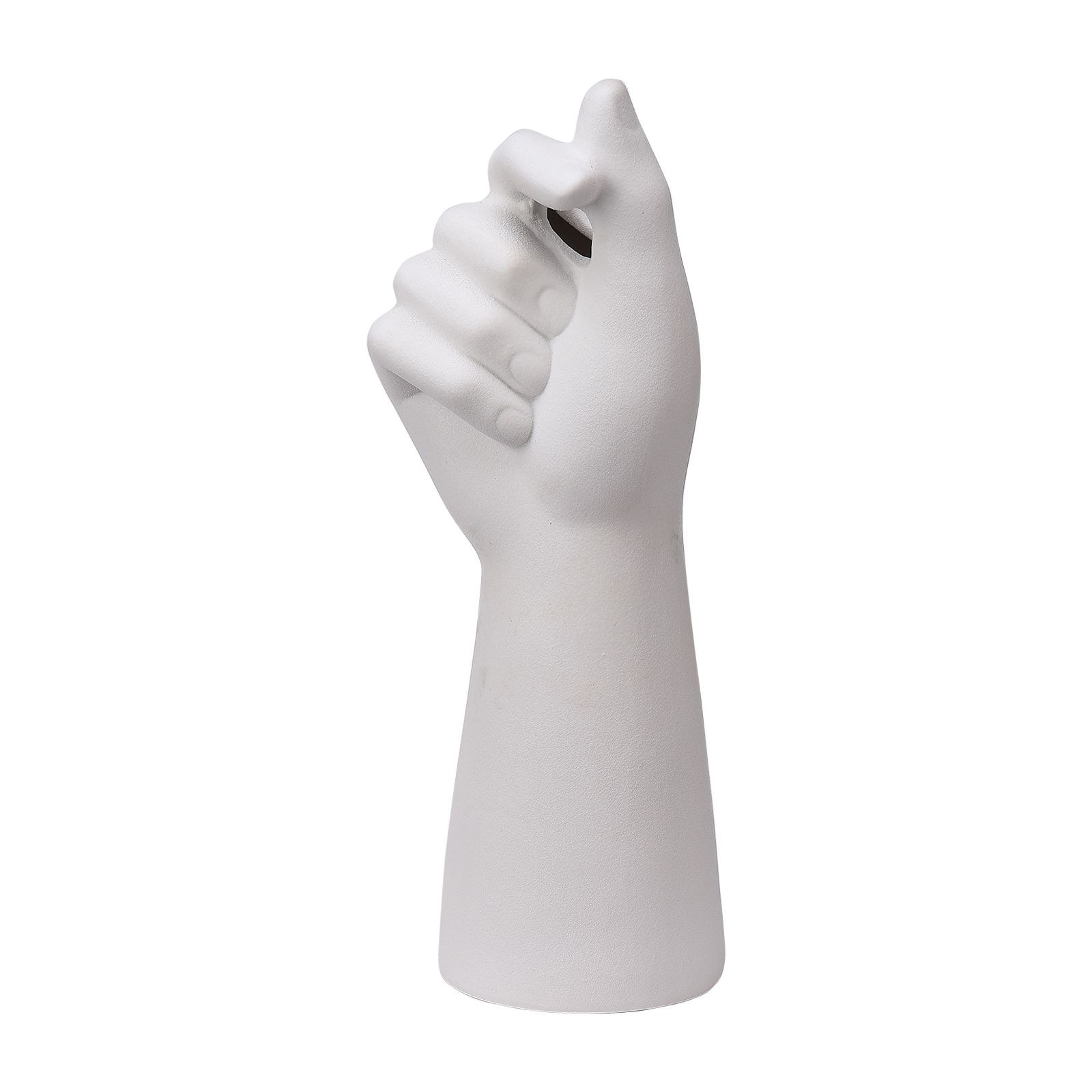 Table Vase White Color 10cm Long Ceramic Vases Decorative - Image 1