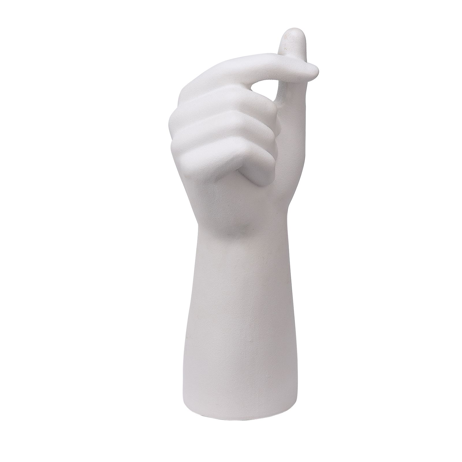 Table Vase White Color 10cm Long Ceramic Vases Decorative - Image 3