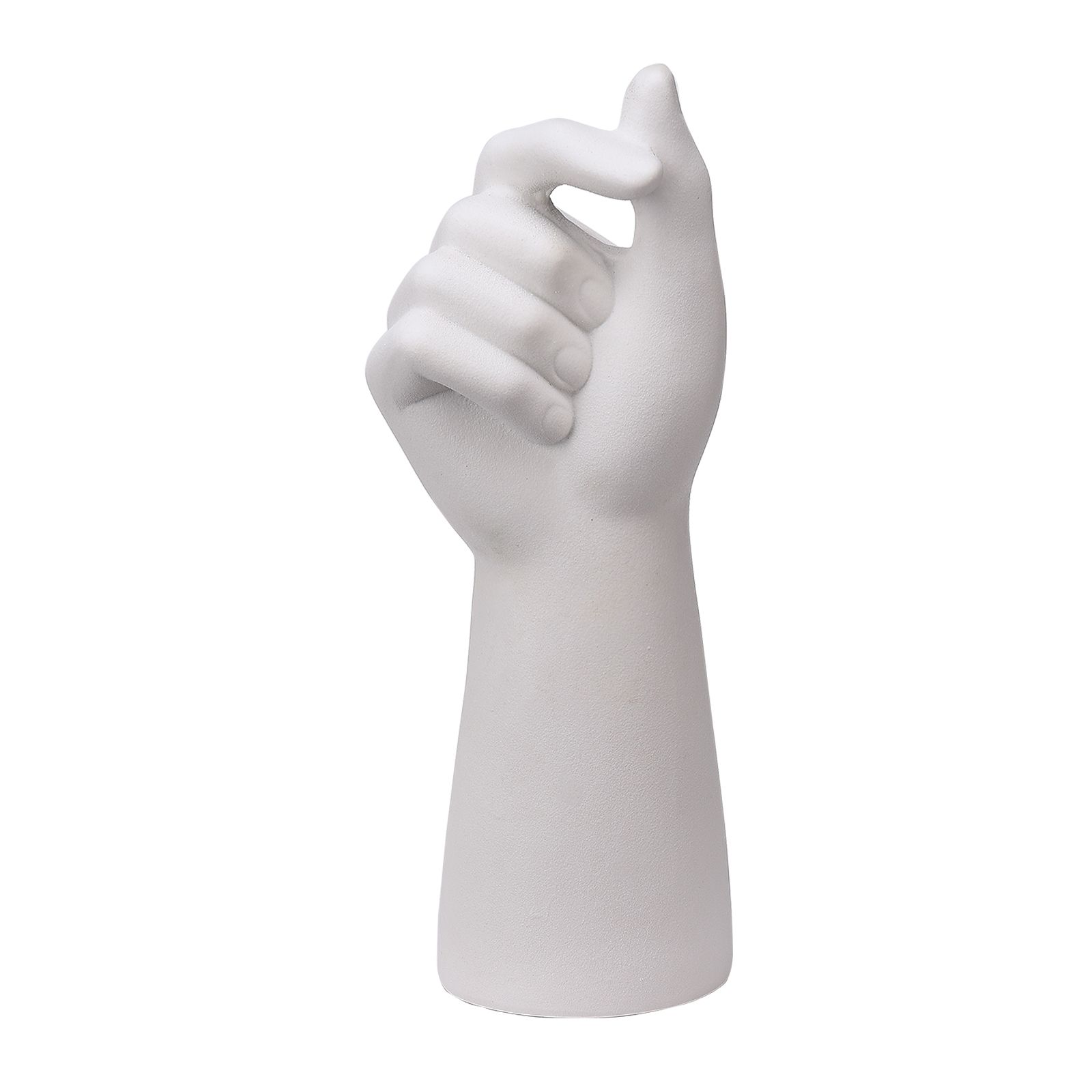 Table Vase White Color 10cm Long Ceramic Vases Decorative - Image 4