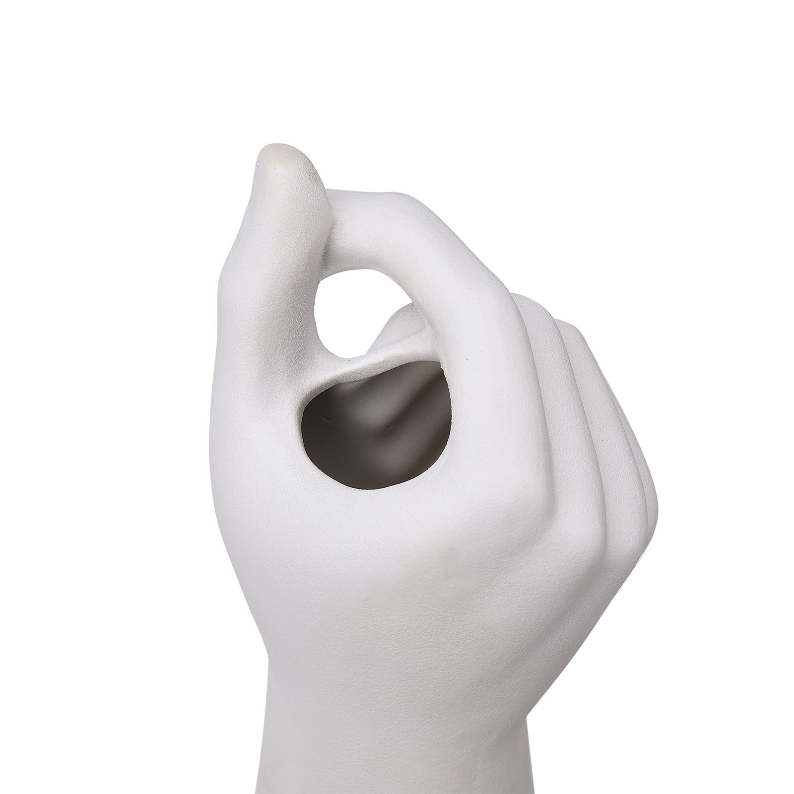 Table Vase White Color 10cm Long Ceramic Vases Decorative - Image 7