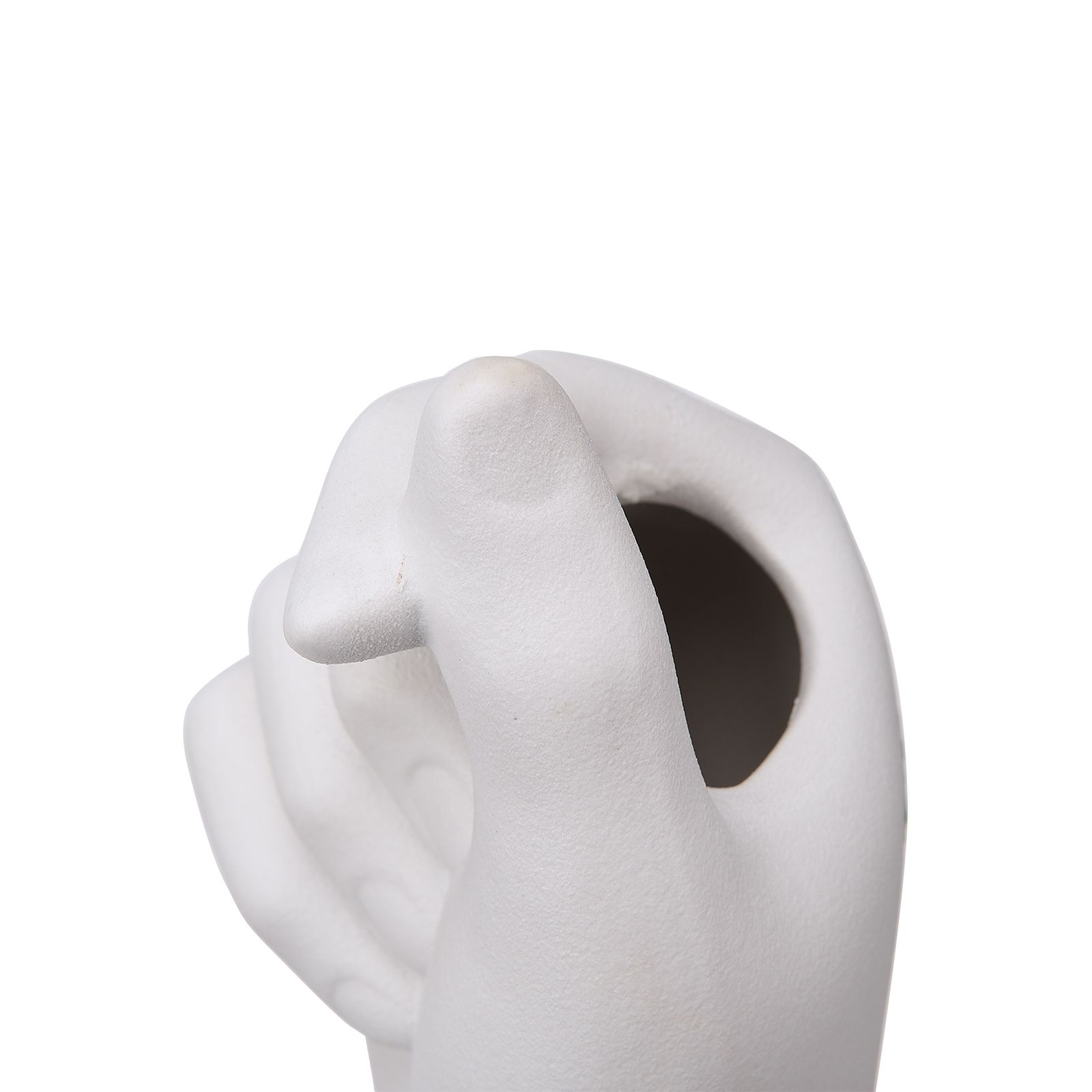 Table Vase White Color 10cm Long Ceramic Vases Decorative - Image 8