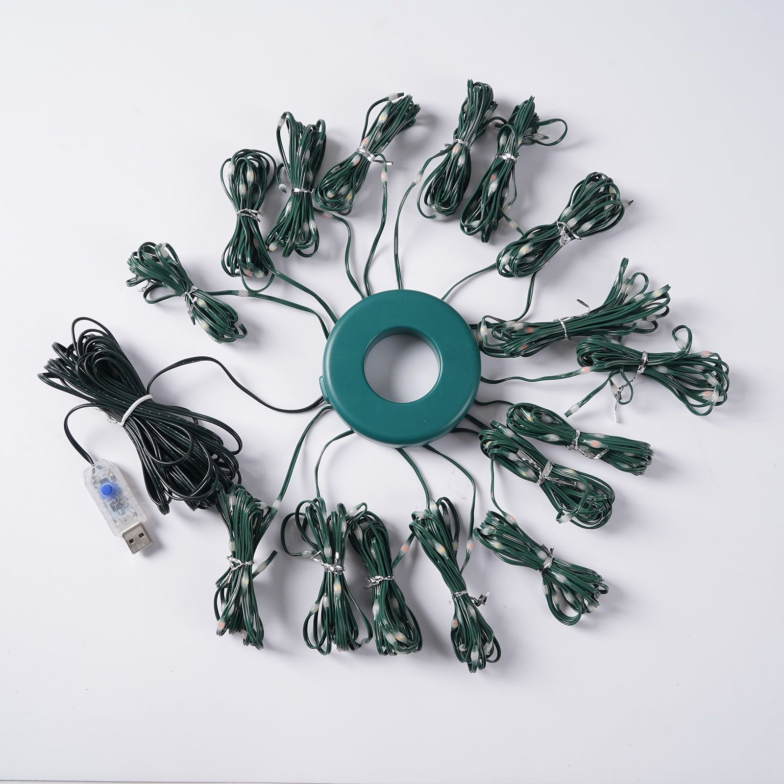 Christmas Tree Decorative Lights String Garden Layout Waterfall Lights Party Camping Atmosphere Lights LED Water Lights - Image 2