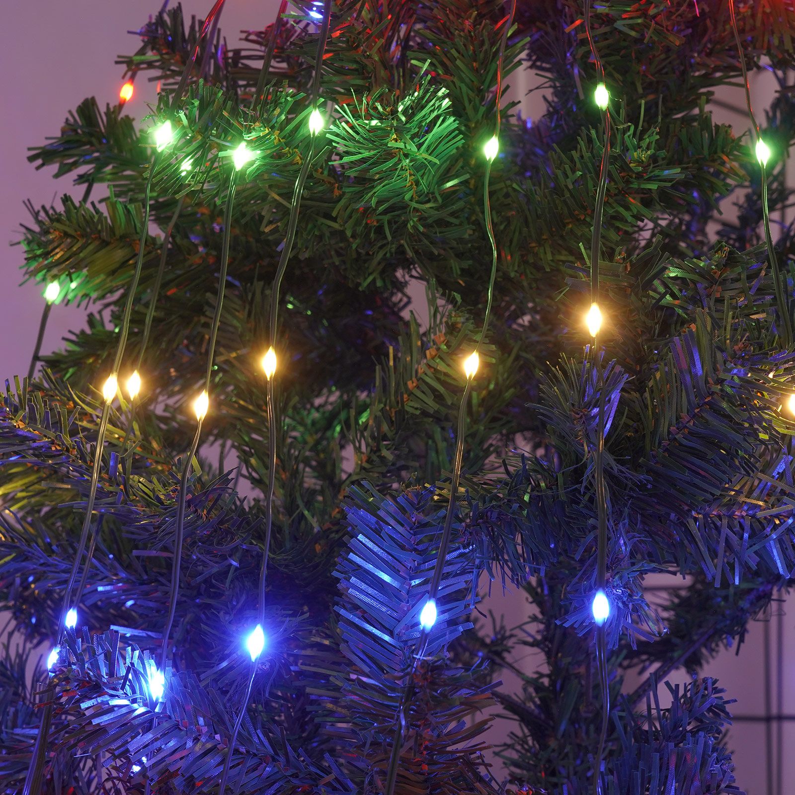 Christmas Tree Decorative Lights String Garden Layout Waterfall Lights Party Camping Atmosphere Lights LED Water Lights - Image 6