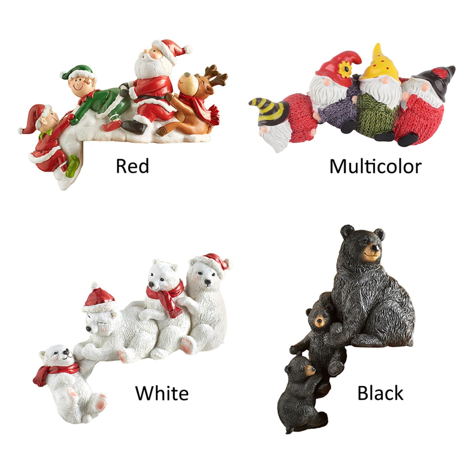Christmas Ornament Emitting Resin Christmas Decorations Ornaments Gifts for Hotel Window Display - Image 6