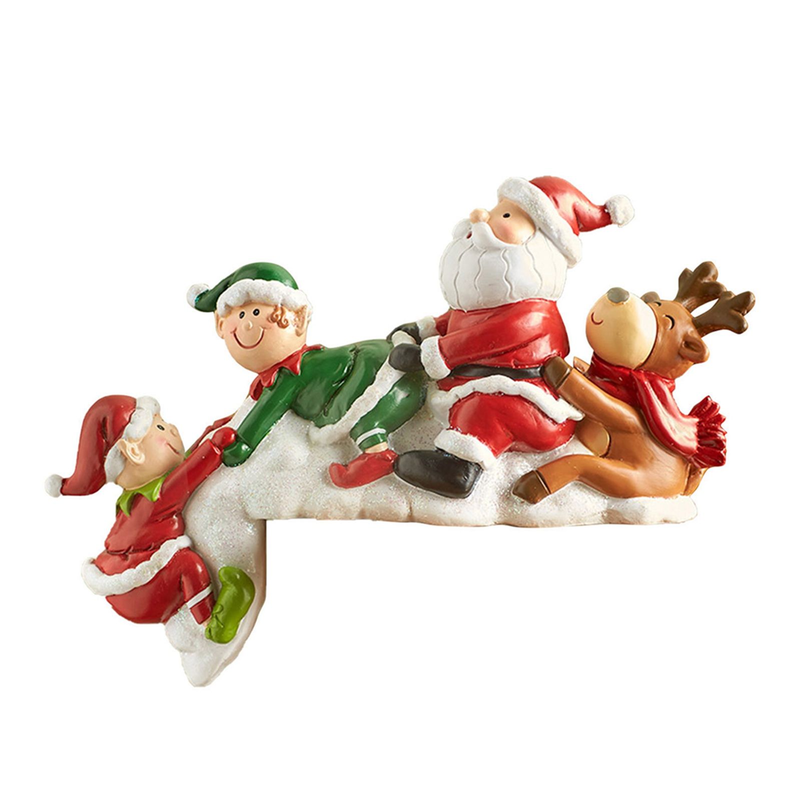 Christmas Ornament Emitting Resin Christmas Decorations Ornaments Gifts for Hotel Window Display - Image 7