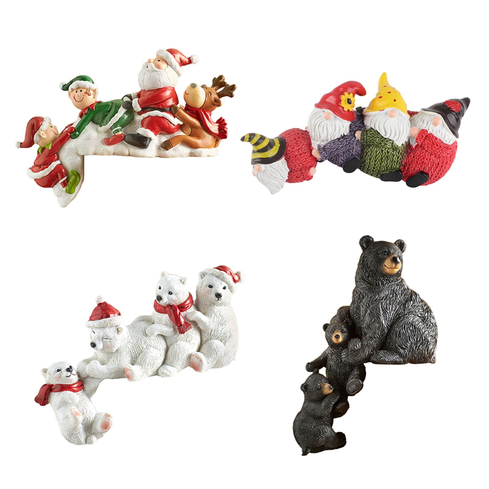 Christmas Ornament Emitting Resin Christmas Decorations Ornaments Gifts for Hotel Window Display - Image 8