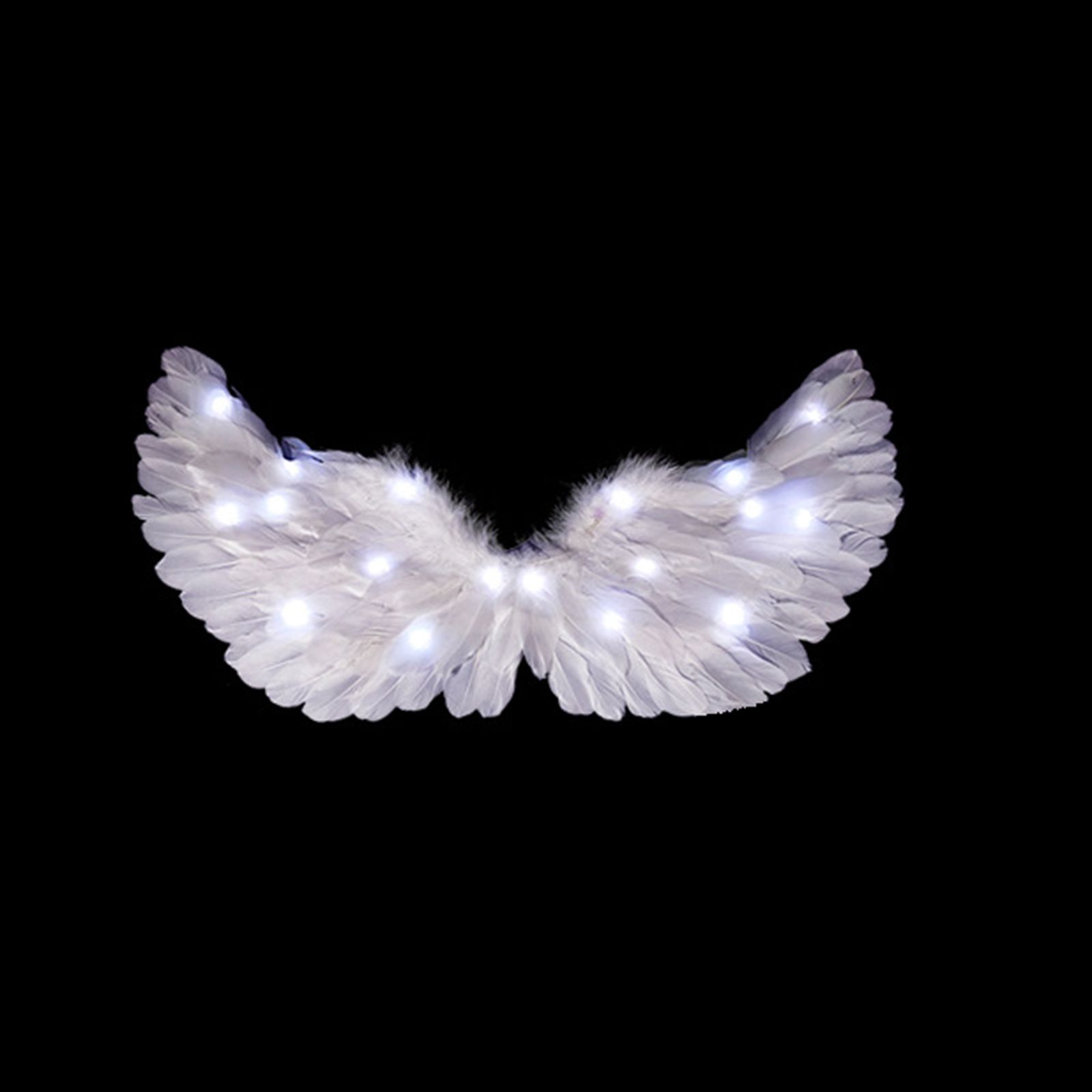 Glowing Angel Wings with LED String Lights Halloween Party Cosplay Costume Accessories Props - Image 1