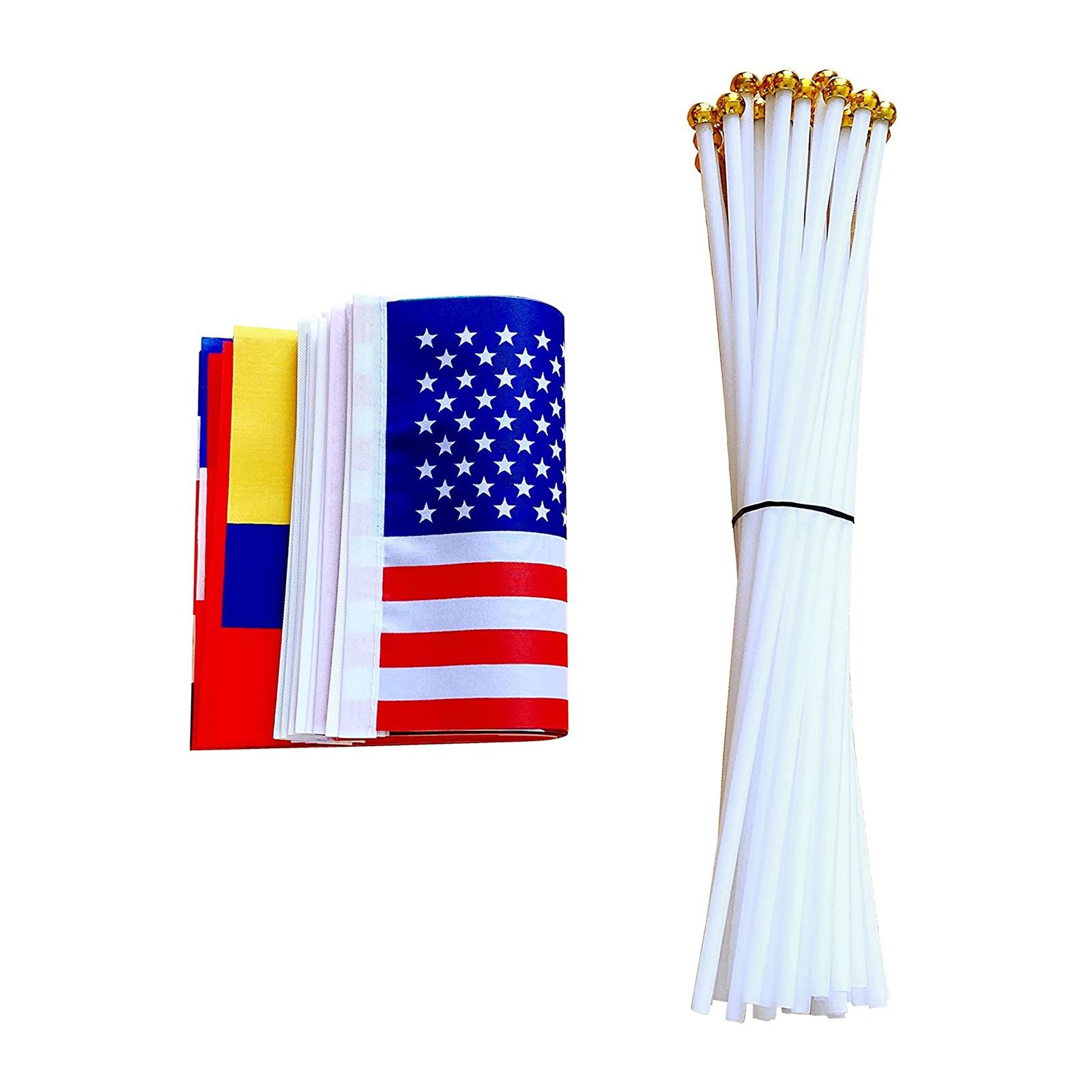 32Pcs 2022 World Cup Stick Flag - Image 3